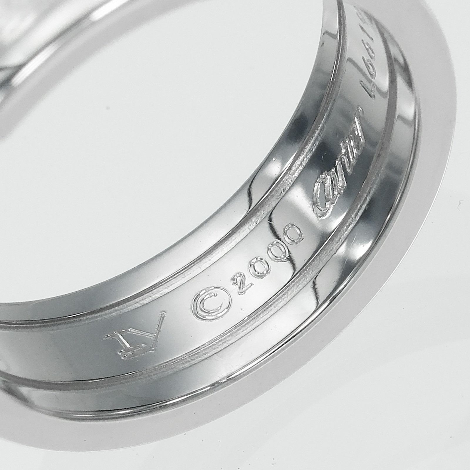 Cartier Cartier Cartier 2C Au750 White Gold Ring Size 13 Precious Metal Ring DUTY FREE for USA Size ONE SIZE - 4 Thumbnail