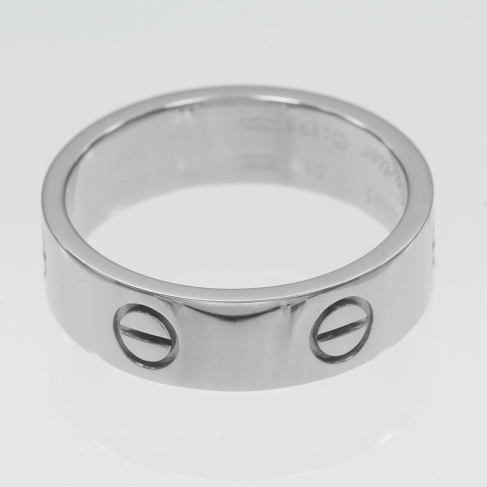 Cartier Cartier Cartier Love Au750 White Gold Ring Size 17 Precious Metal Ring DUTY FREE for USA Size ONE SIZE - 7 Thumbnail