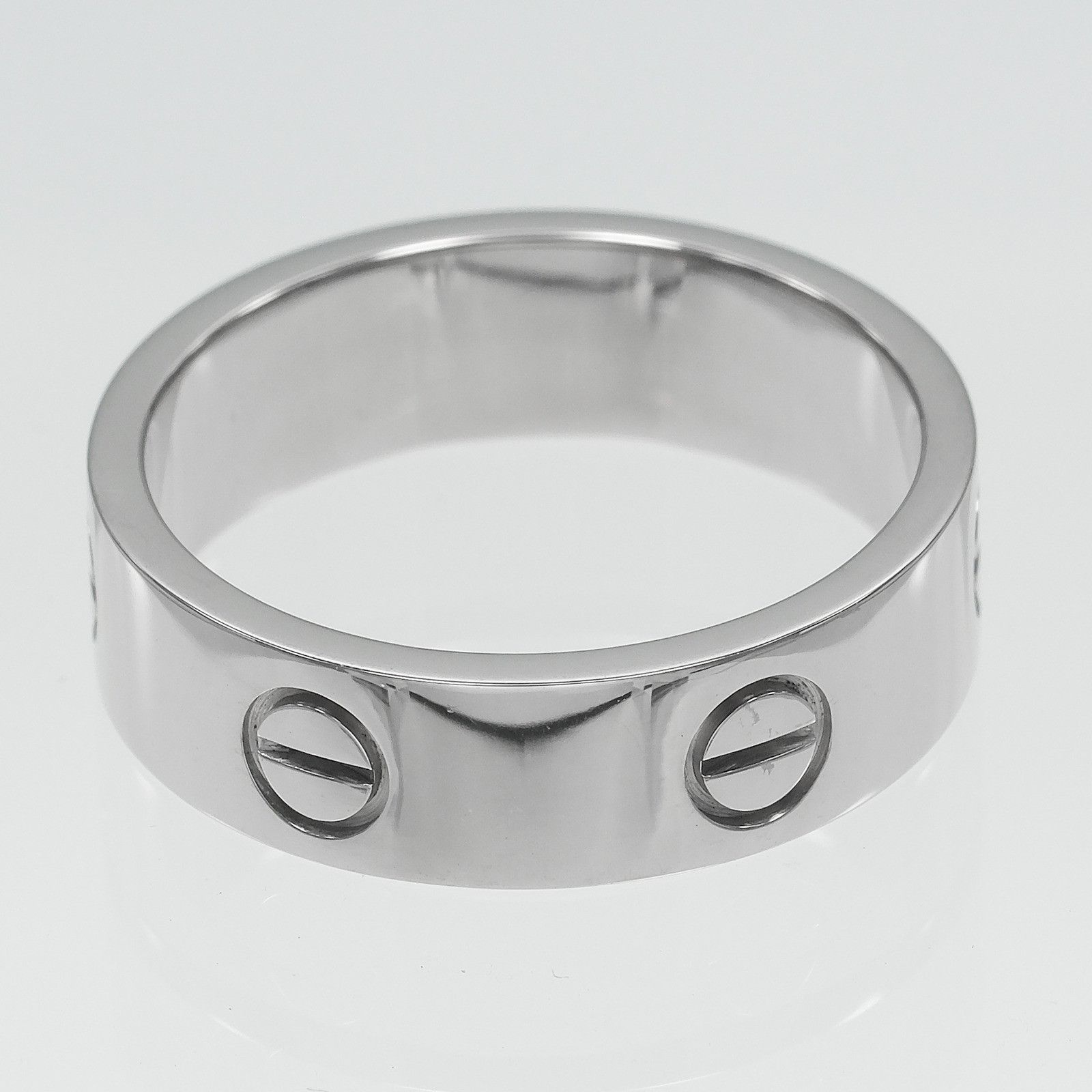 Cartier Cartier Cartier Love Au750 White Gold Ring Size 17 Precious Metal Ring DUTY FREE for USA Size ONE SIZE - 6 Thumbnail