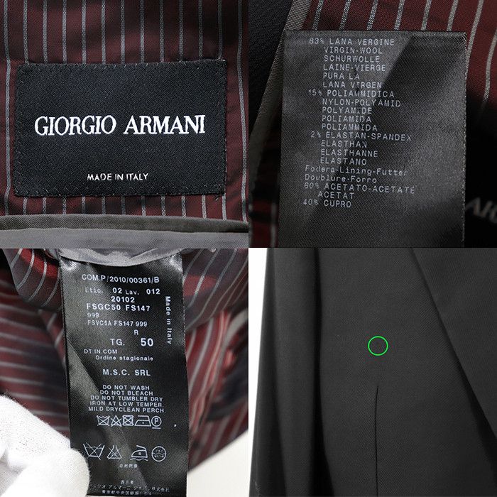 Giorgio Armani Giorgio Armani Giorgio Armani Wool Suit Textile Suits DUTY FREE for USA Size ONE SIZE - 10 Thumbnail