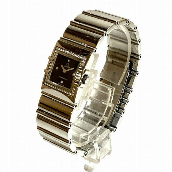 Omega Omega Omega Constellation Quadra Stainless Steel Wristwatch Metal Quartz 1528.46 DUTY FREE for USA Size ONE SIZE - 2 Thumbnail