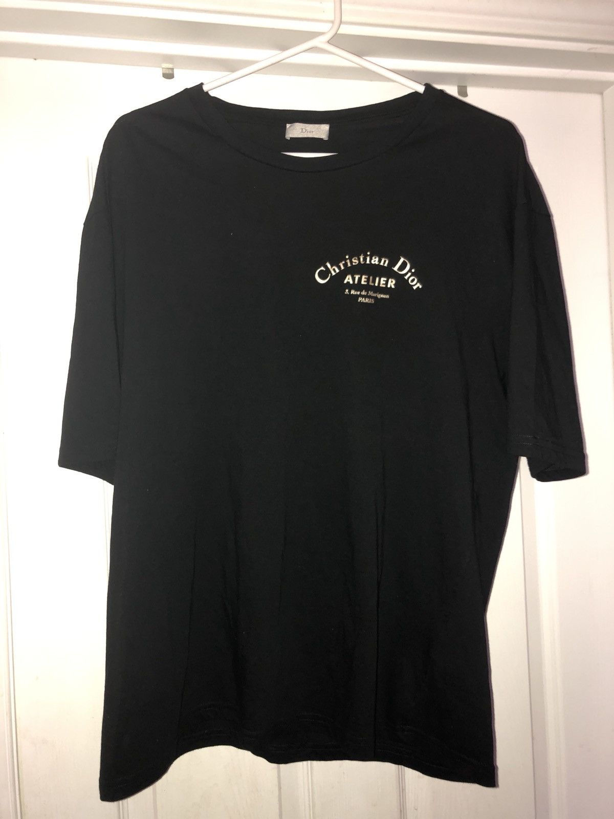 image of Christian Dior Atelier T-Shirt in Black, Men's (Size XL)