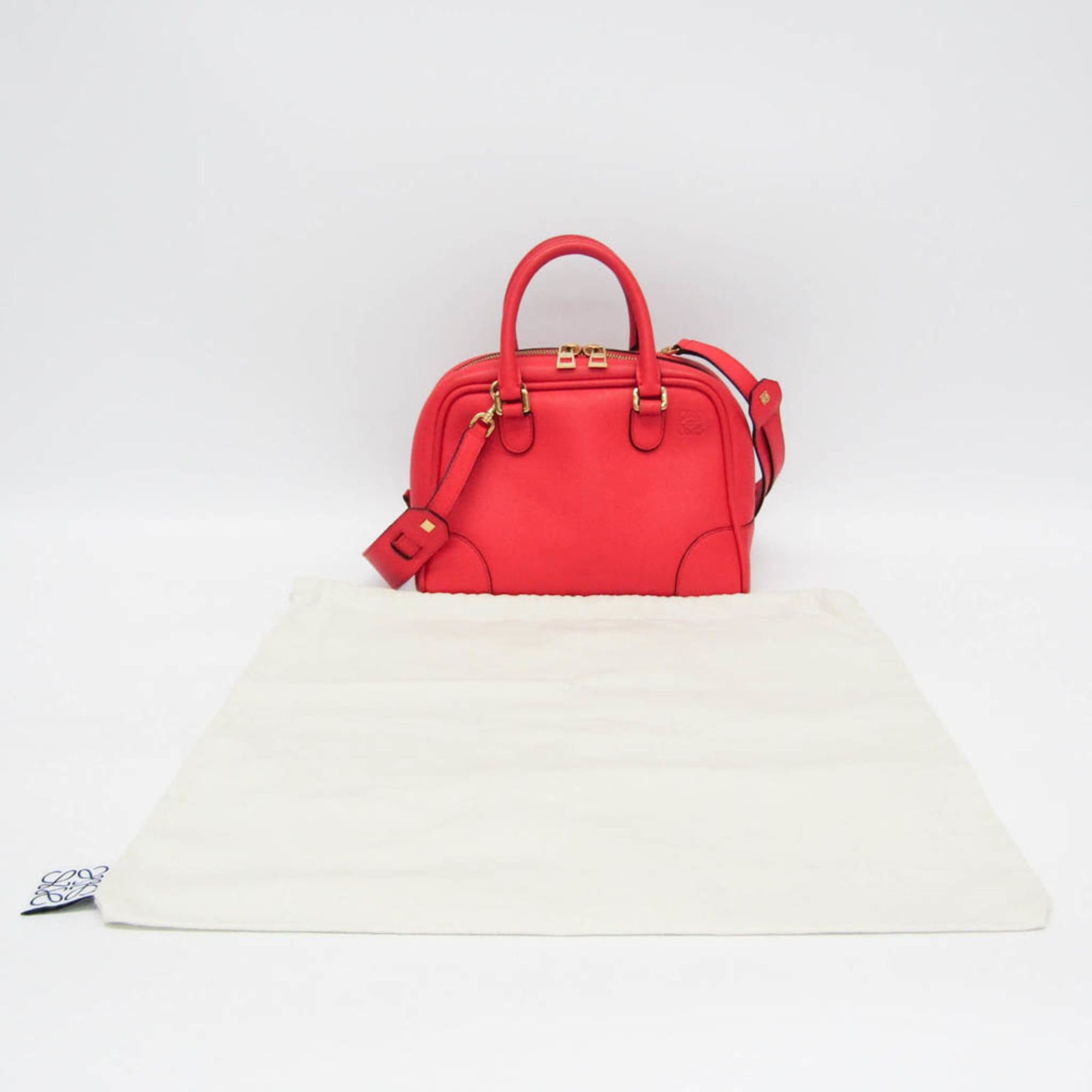 Loewe Loewe Amazona 75 Small 301.30BL01 Women's Leather Handbag,Shoulder Bag Red Color Size ONE SIZE - 2 Thumbnail