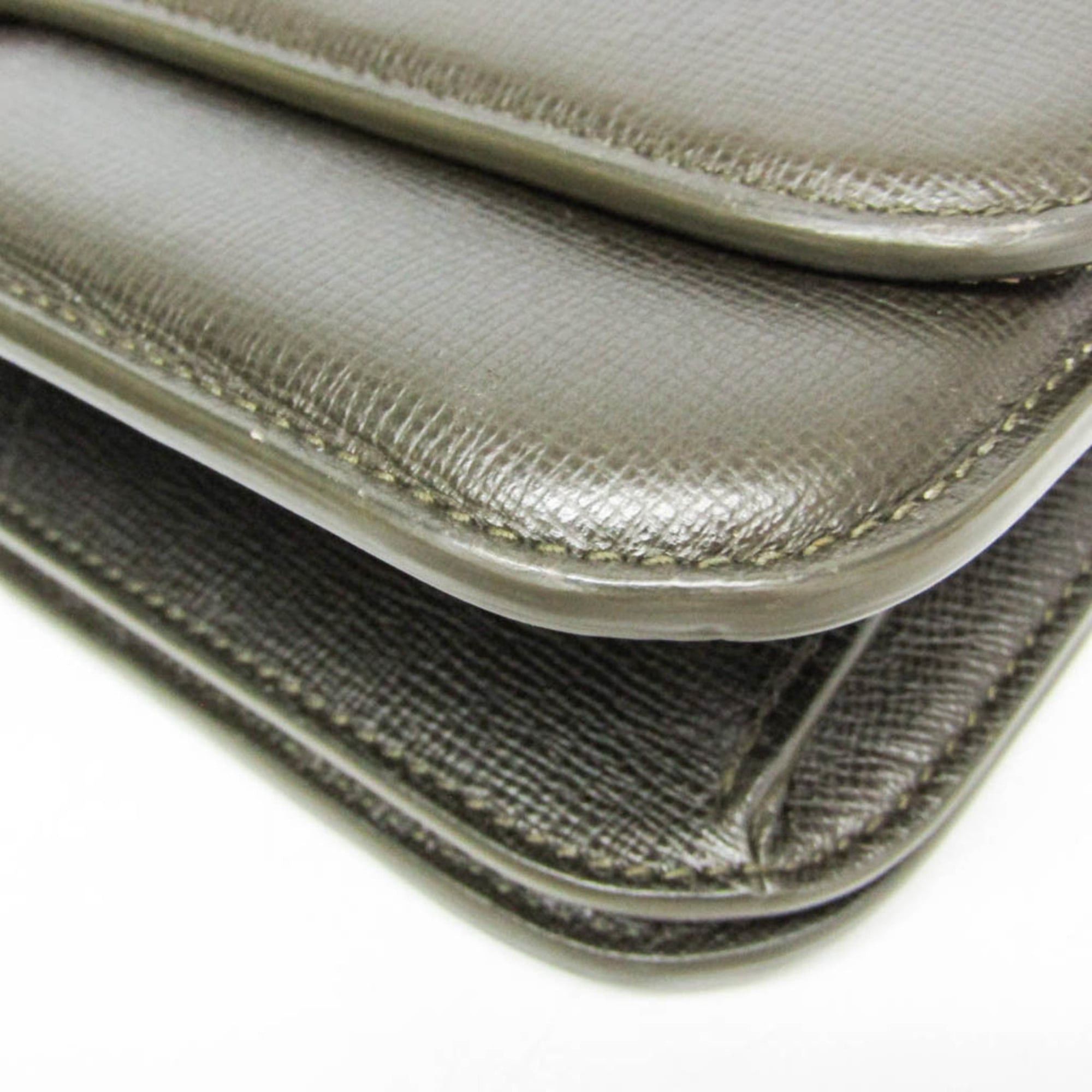 Bottega Veneta Bottega Veneta BV Classic Women's Leather Shoulder Bag Dark Khaki Size ONE SIZE - 5 Thumbnail