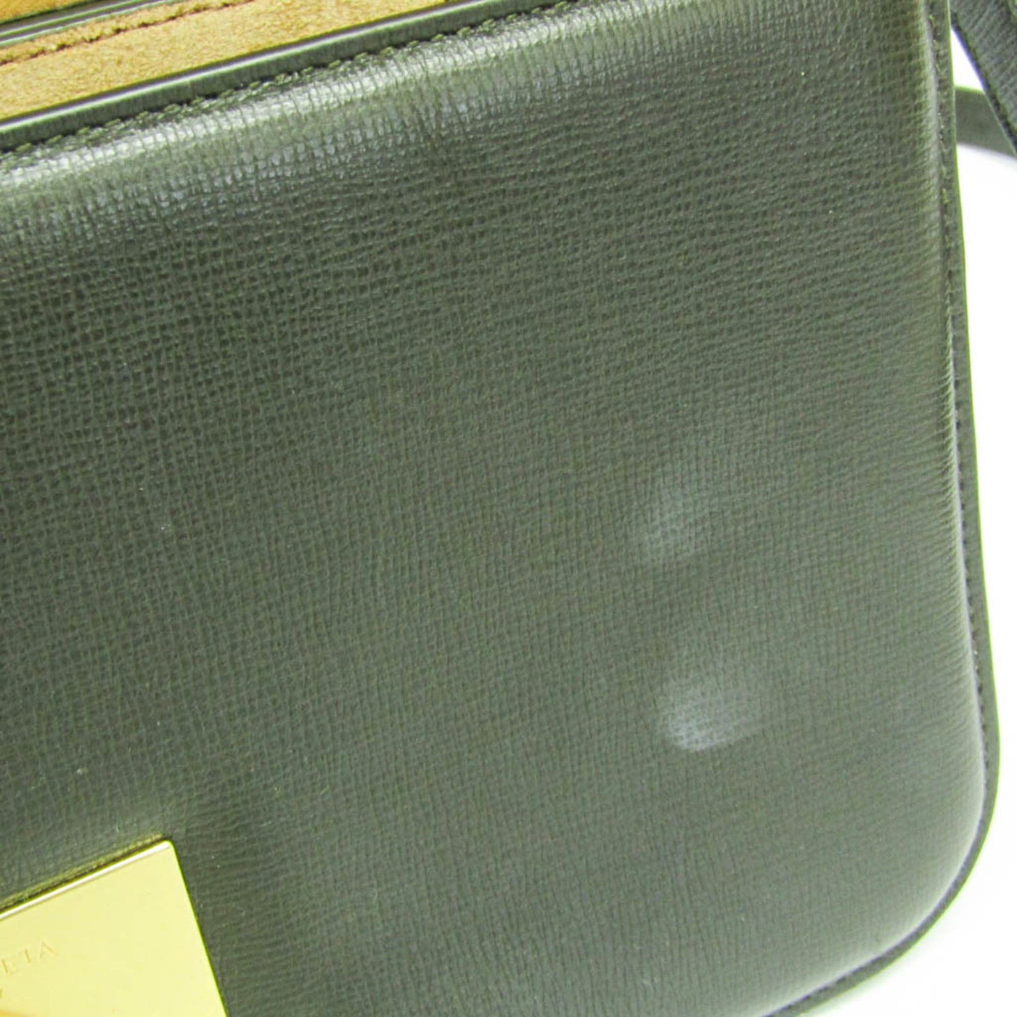 Bottega Veneta Bottega Veneta BV Classic Women's Leather Shoulder Bag Dark Khaki Size ONE SIZE - 14 Thumbnail