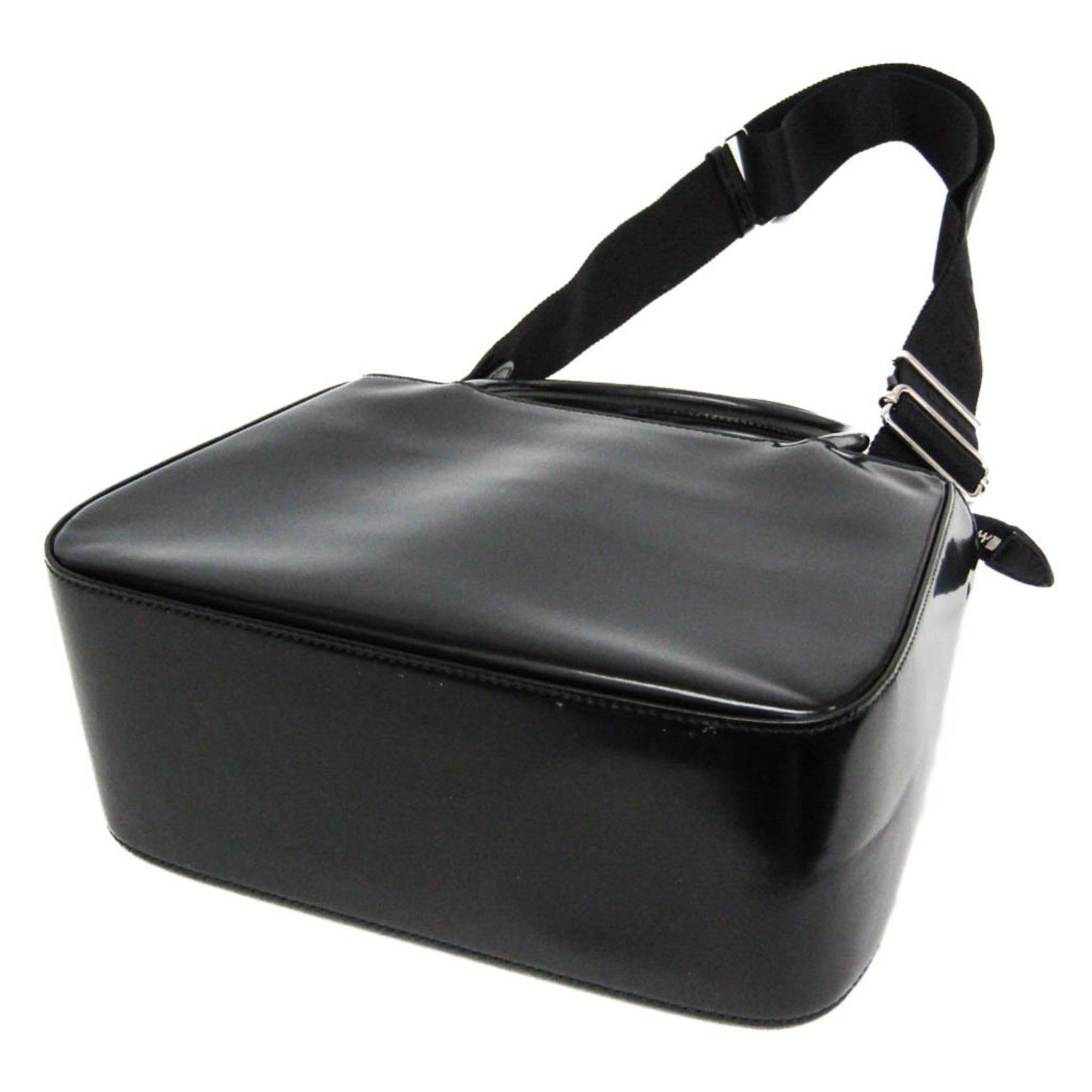 Prada Prada Brushed Leather SPAZZOLATO 1BA320 Women's Leather Handbag,Shoulder Bag Black Size ONE SIZE - 2 Thumbnail