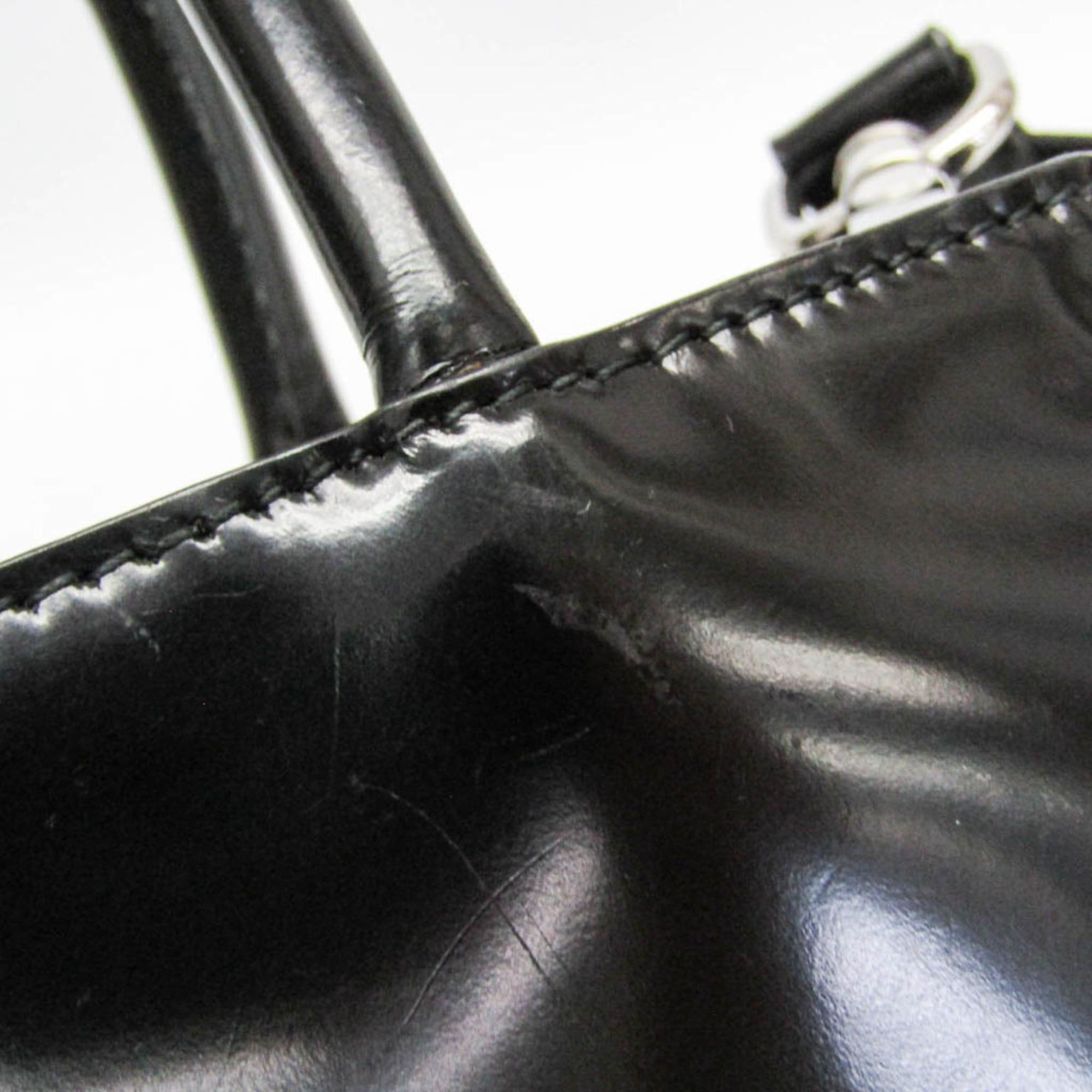 Prada Prada Brushed Leather SPAZZOLATO 1BA320 Women's Leather Handbag,Shoulder Bag Black Size ONE SIZE - 10 Thumbnail