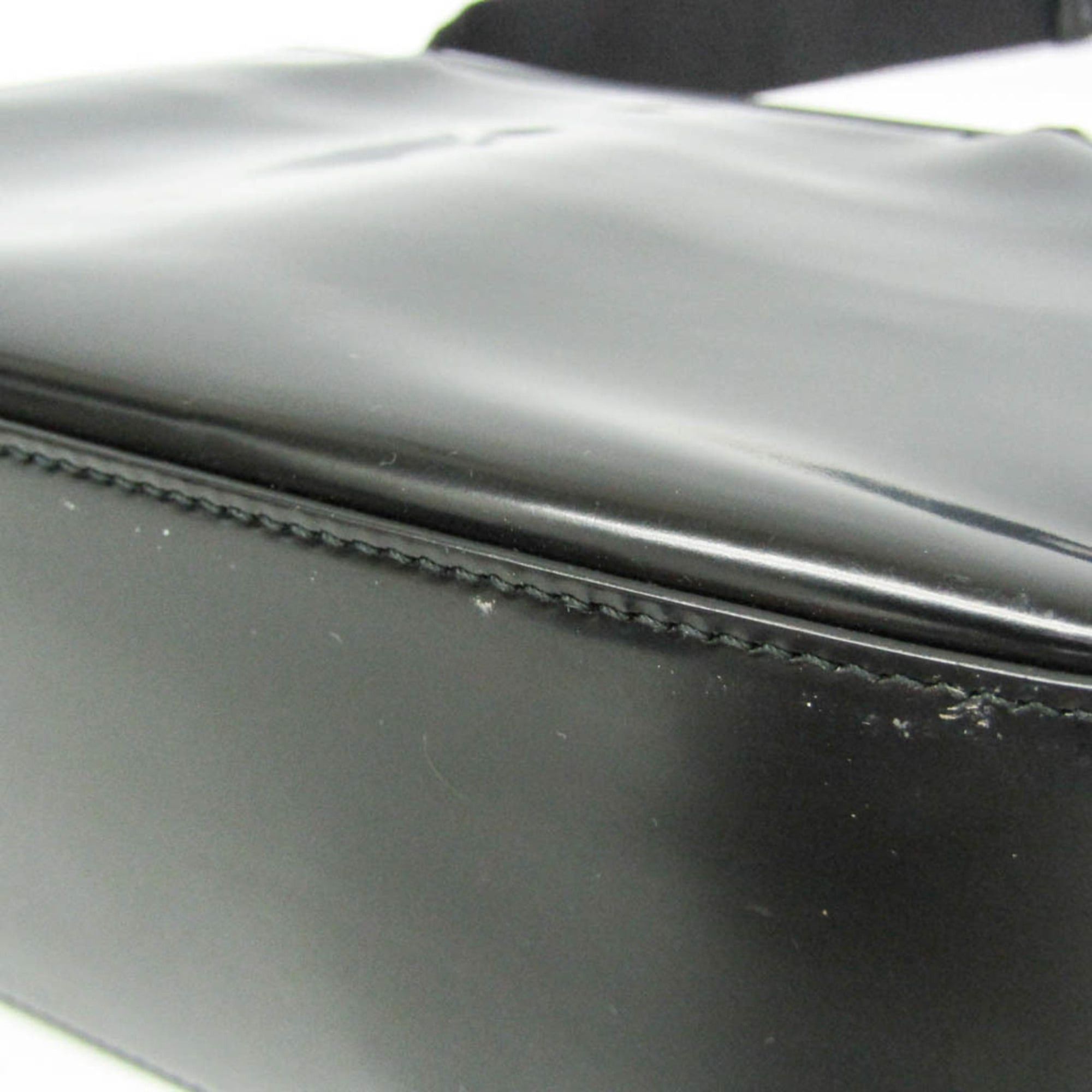 Prada Prada Brushed Leather SPAZZOLATO 1BA320 Women's Leather Handbag,Shoulder Bag Black Size ONE SIZE - 4 Thumbnail