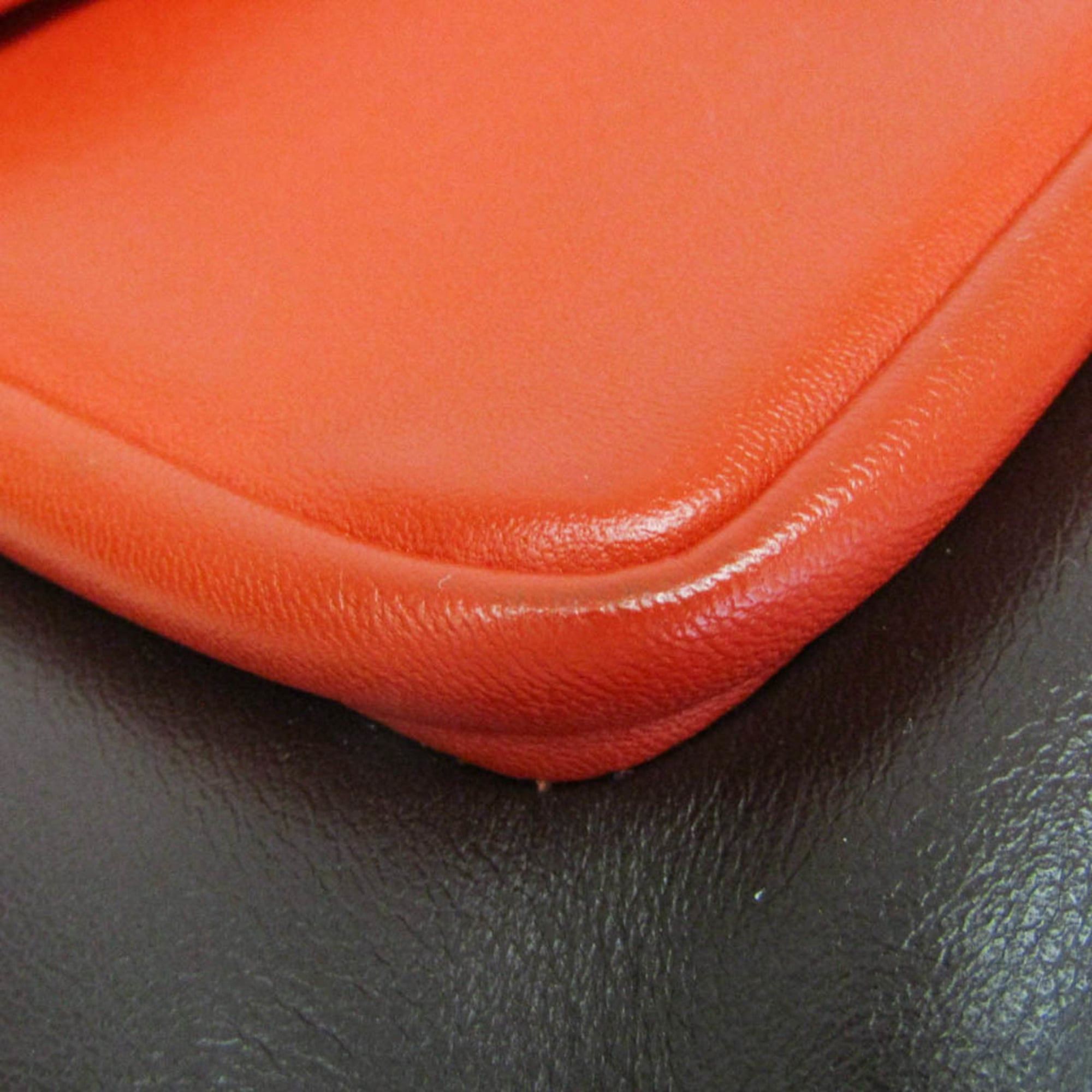 Fendi Fendi 8BR677 Women's Leather Shoulder Bag Red Color,Wine Size ONE SIZE - 7 Thumbnail