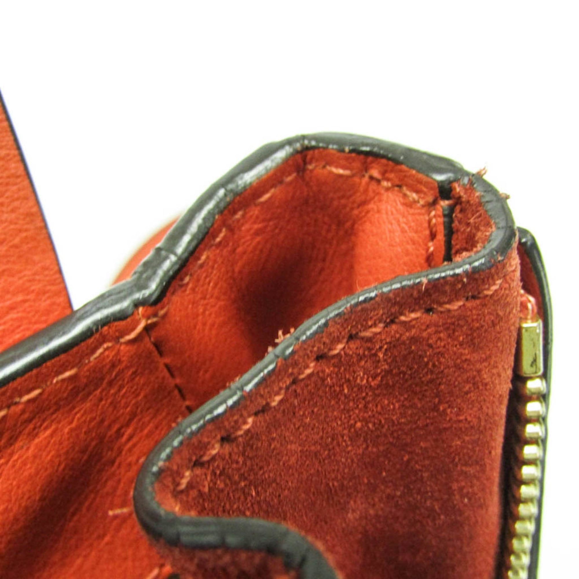 Chloe Chloé Faye Women's Leather,Suede Backpack Orange Size ONE SIZE - 17 Thumbnail