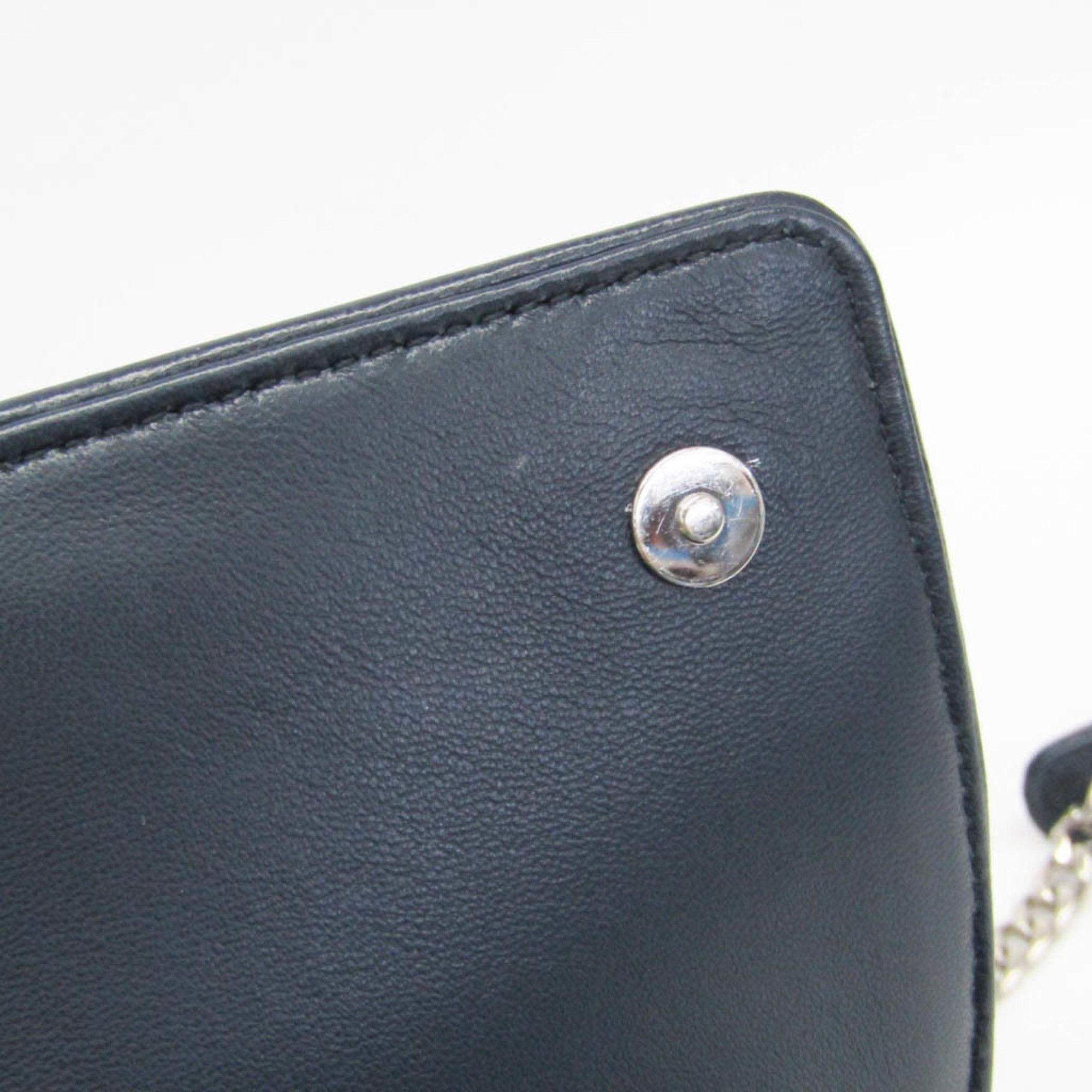 Miu Miu Miu Miu Chain Shoulder Bag 5BH107 Women's Leather,Spangles Handbag,Shoulder Bag Blue Size ONE SIZE - 13 Thumbnail
