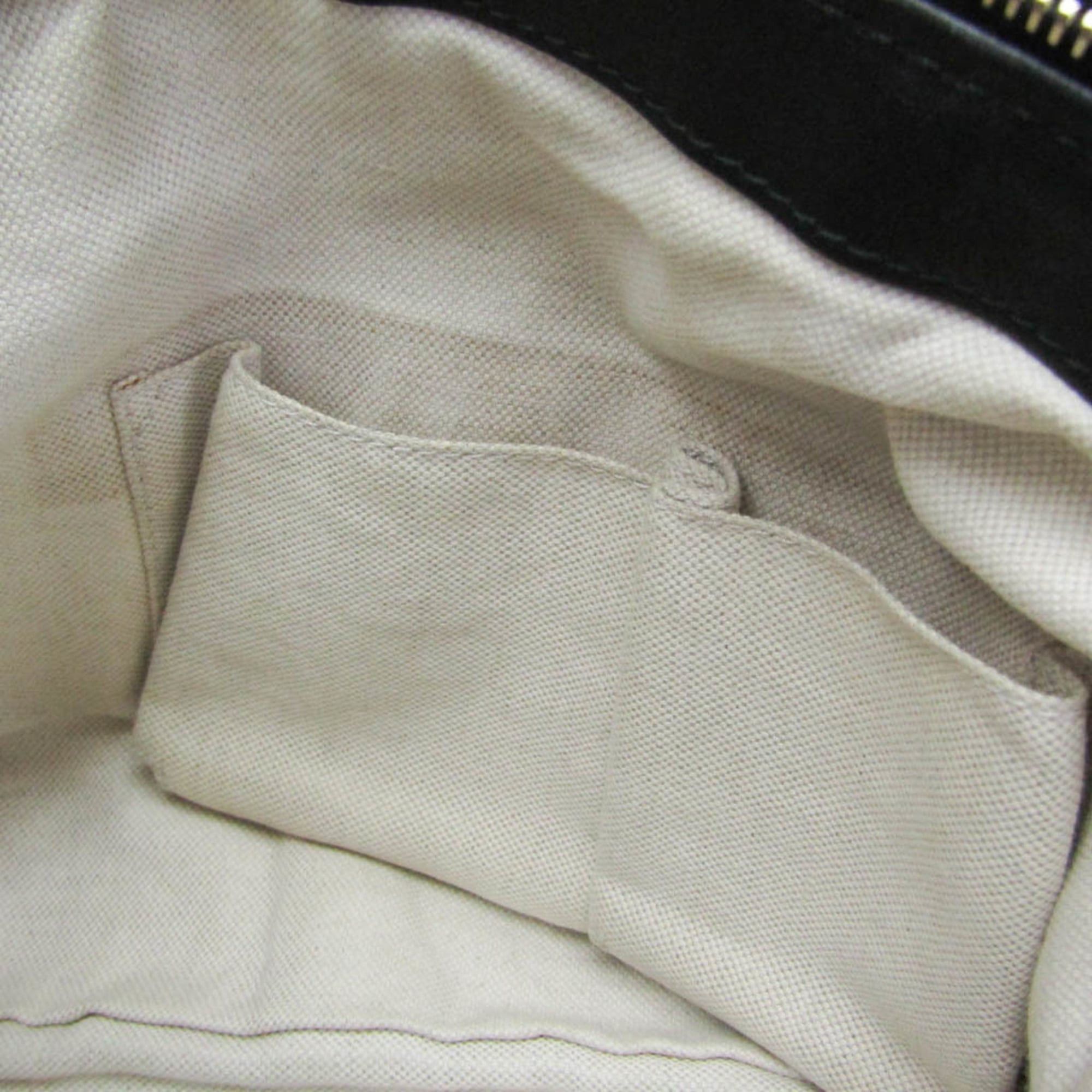 Gucci Gucci Sukey Diamante 247902 Women's Canvas,Leather Handbag,Shoulder Bag Beige,Black Size ONE SIZE - 17 Thumbnail