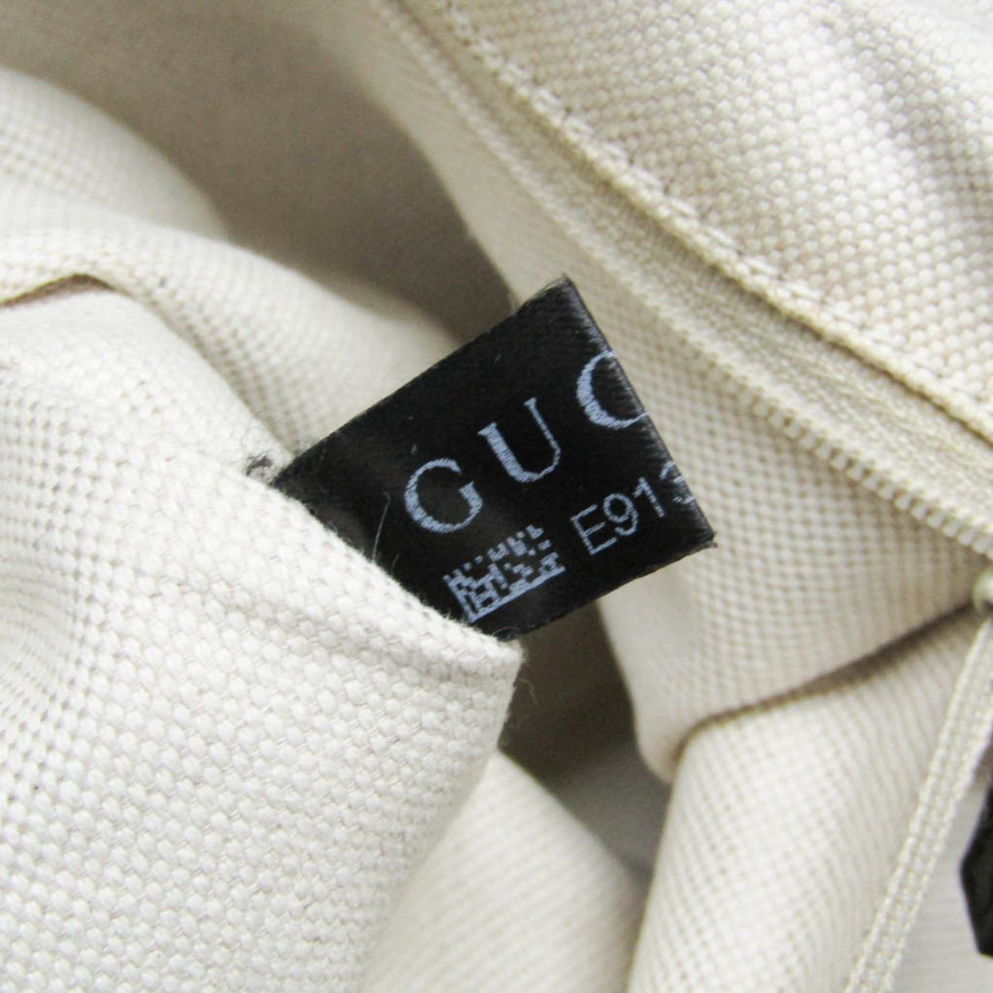 Gucci Gucci Sukey Diamante 247902 Women's Canvas,Leather Handbag,Shoulder Bag Beige,Black Size ONE SIZE - 20 Thumbnail