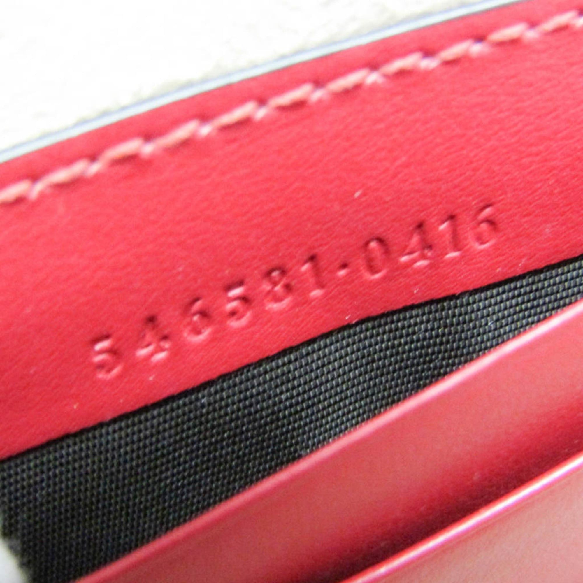 Gucci Gucci GG Marmont 546581 Women's Leather Shoulder Bag Red Color Size ONE SIZE - 13 Thumbnail