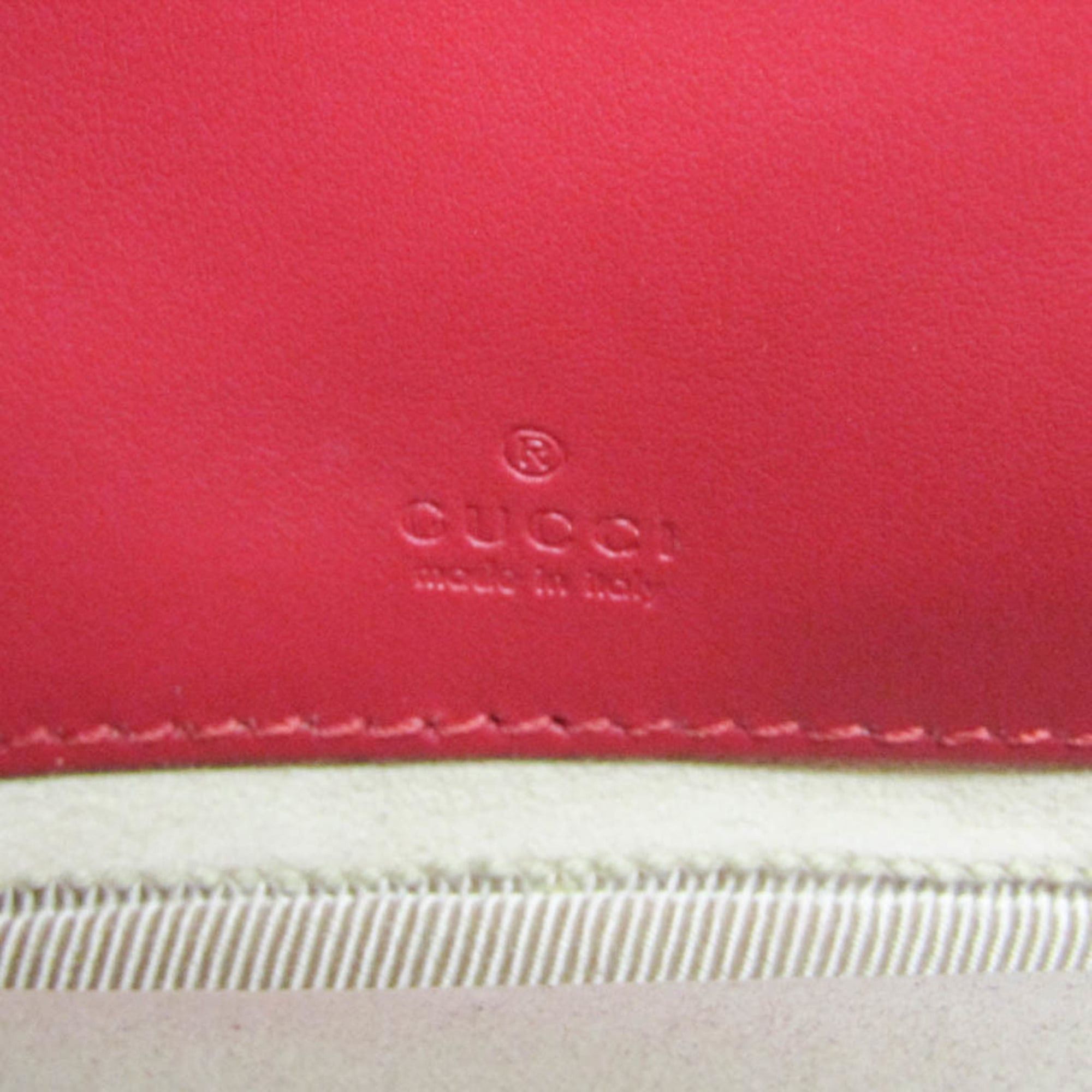 Gucci Gucci GG Marmont 546581 Women's Leather Shoulder Bag Red Color Size ONE SIZE - 12 Thumbnail
