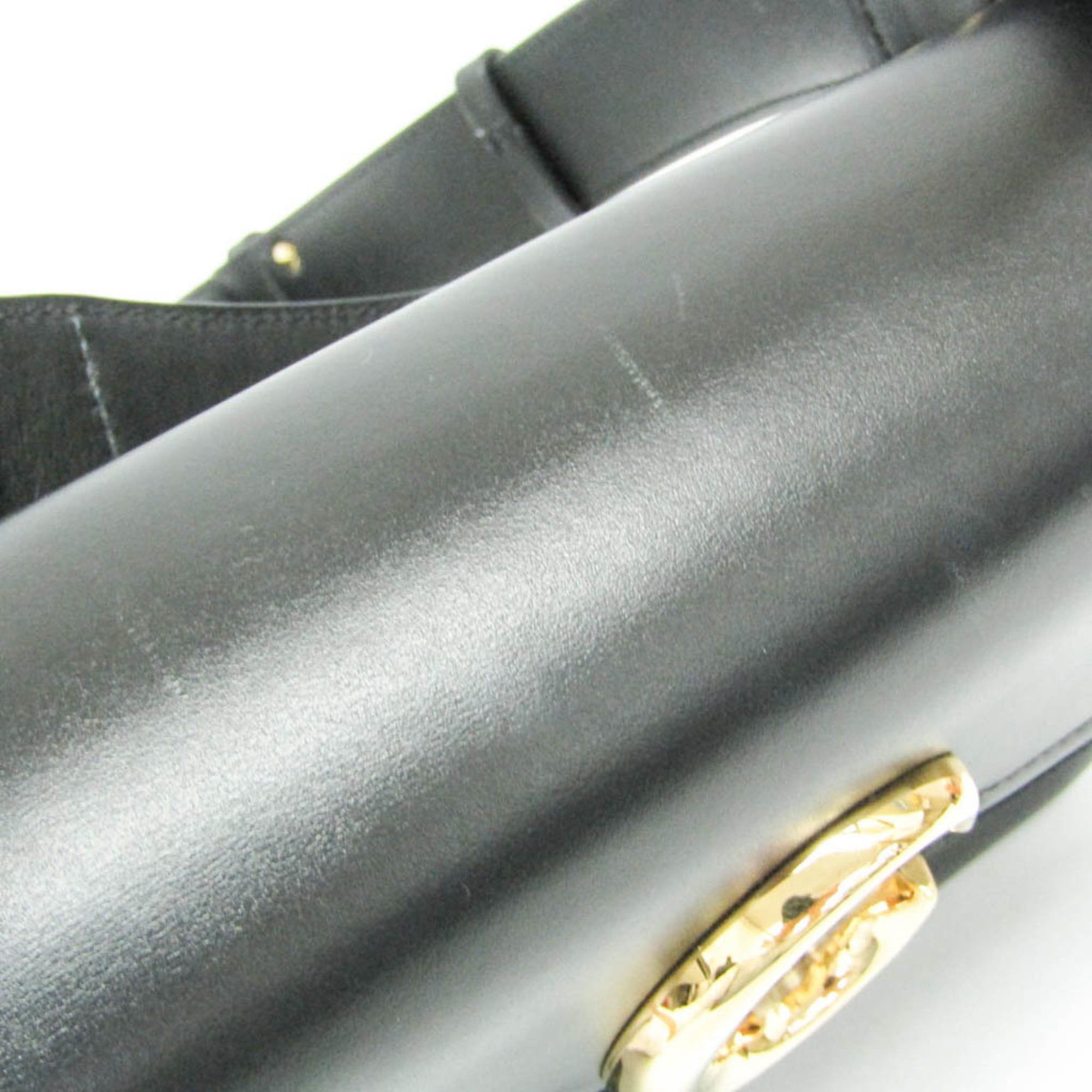 Chloe Chloé Chloe C Double Carry Bag Women's Leather Handbag,Shoulder Bag Black Size ONE SIZE - 11 Thumbnail