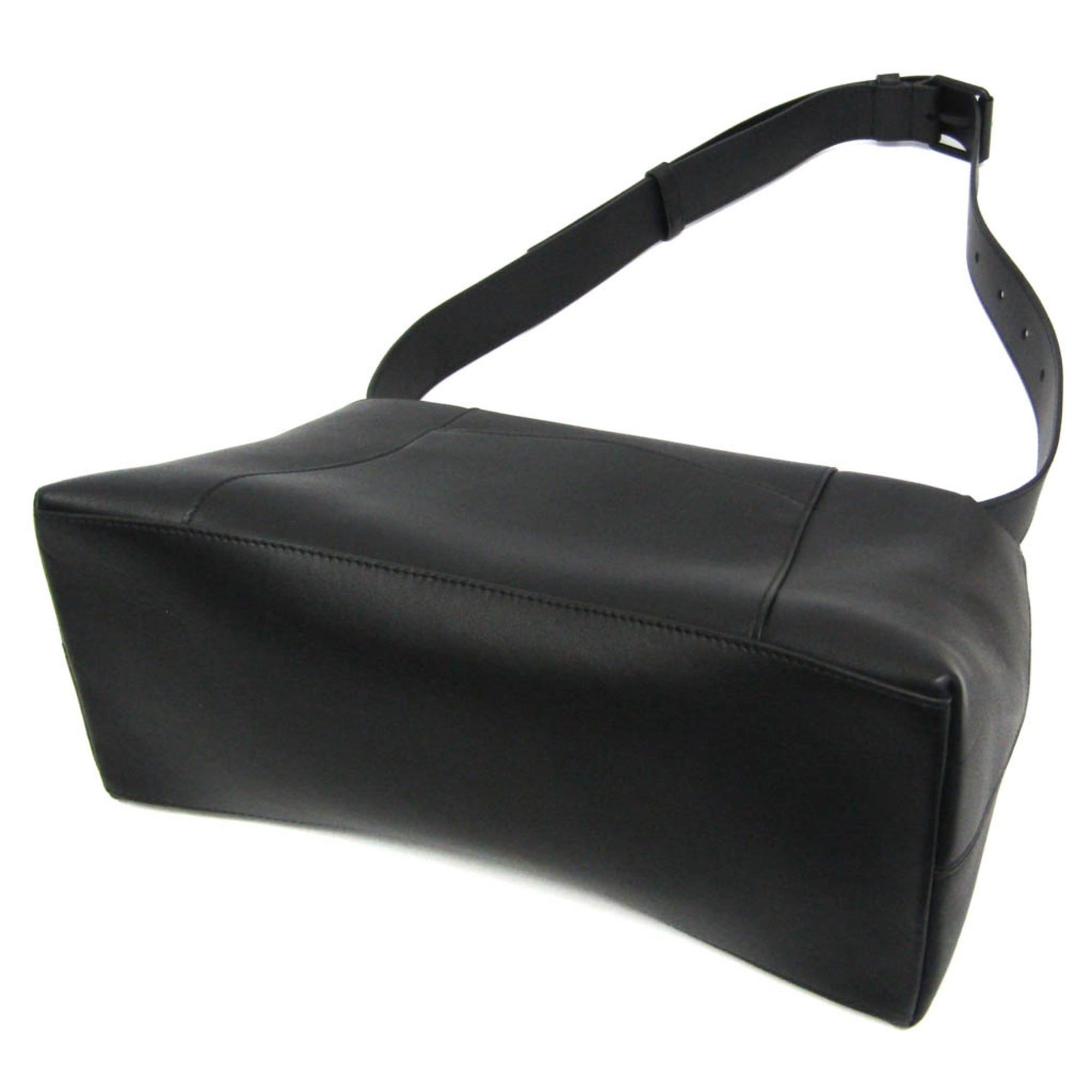 Balenciaga Balenciaga Downtown Medium 671354 Men,Women Leather Shoulder Bag Black Size ONE SIZE - 2 Thumbnail