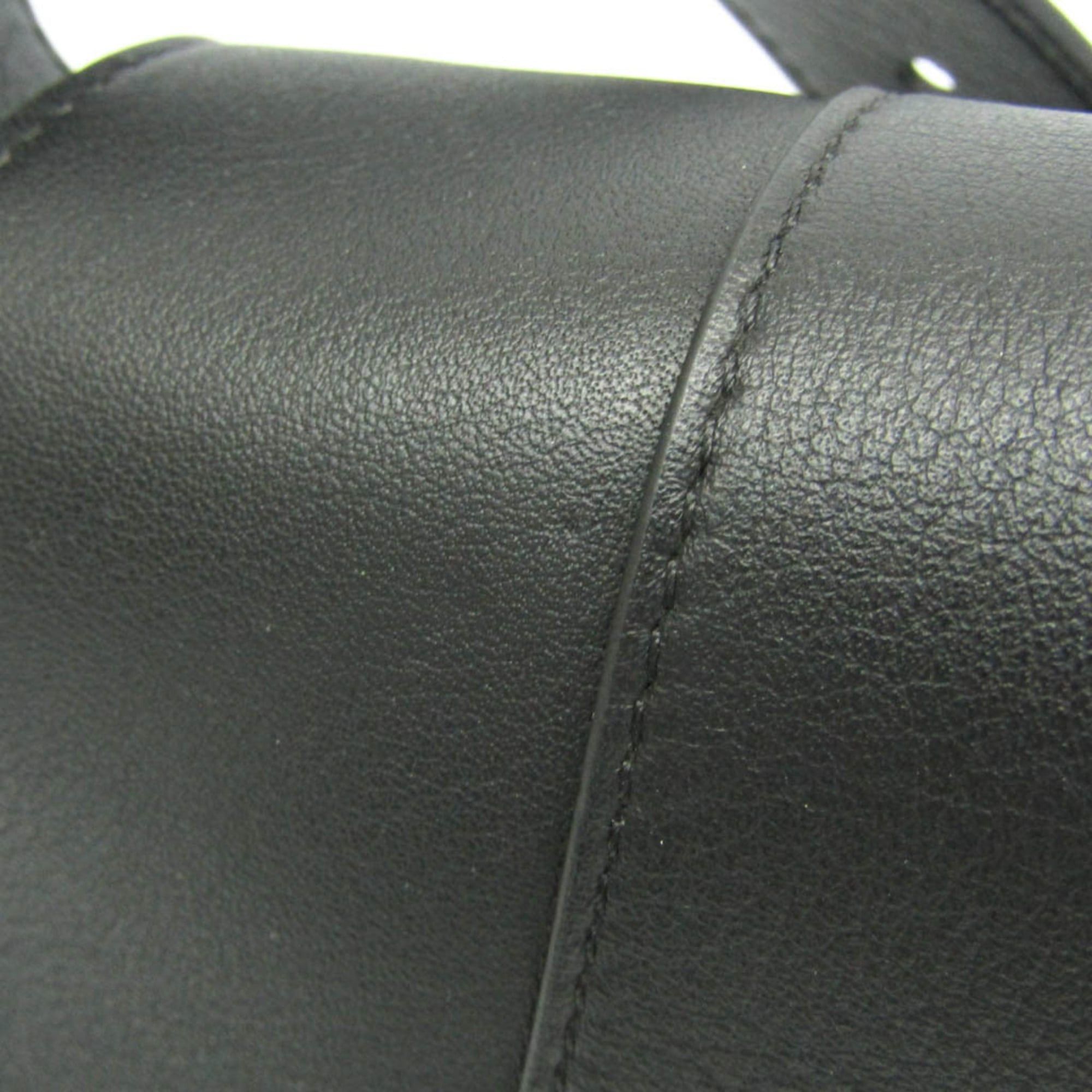 Balenciaga Balenciaga Downtown Medium 671354 Men,Women Leather Shoulder Bag Black Size ONE SIZE - 7 Thumbnail