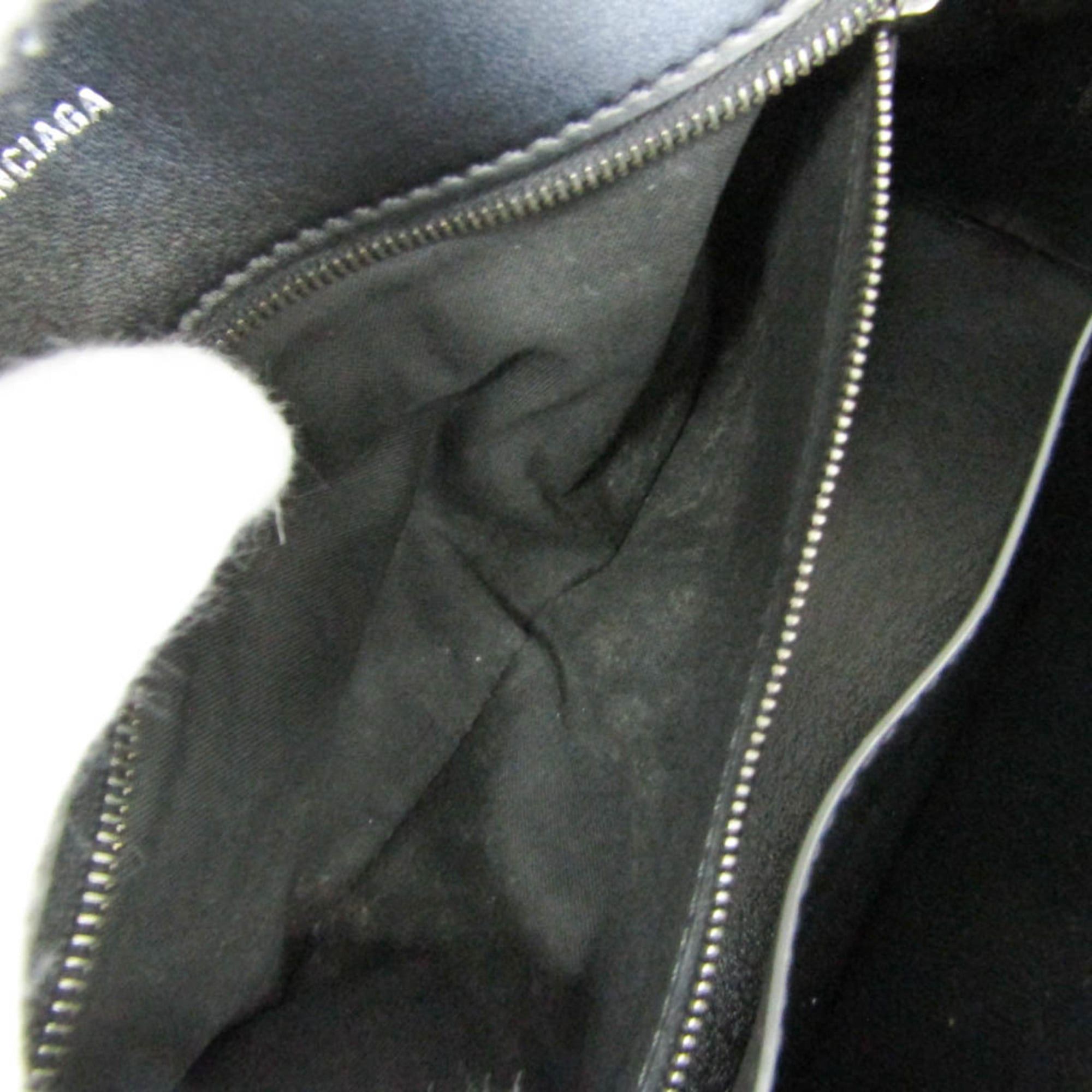 Balenciaga Balenciaga Downtown Medium 671354 Men,Women Leather Shoulder Bag Black Size ONE SIZE - 13 Thumbnail