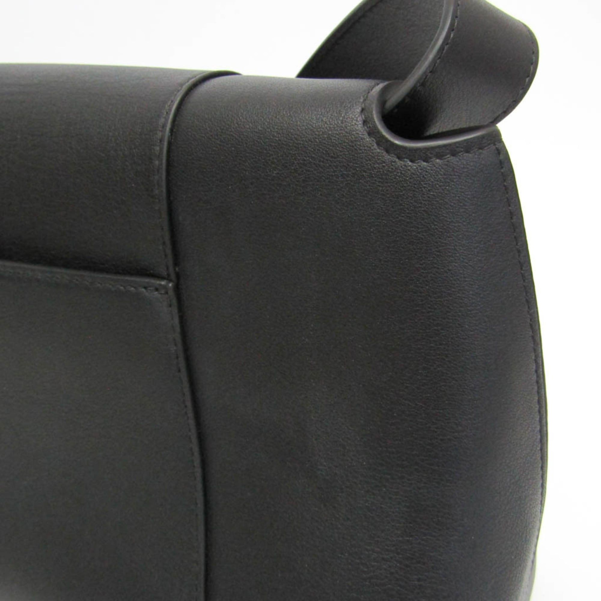 Balenciaga Balenciaga Downtown Medium 671354 Men,Women Leather Shoulder Bag Black Size ONE SIZE - 10 Thumbnail