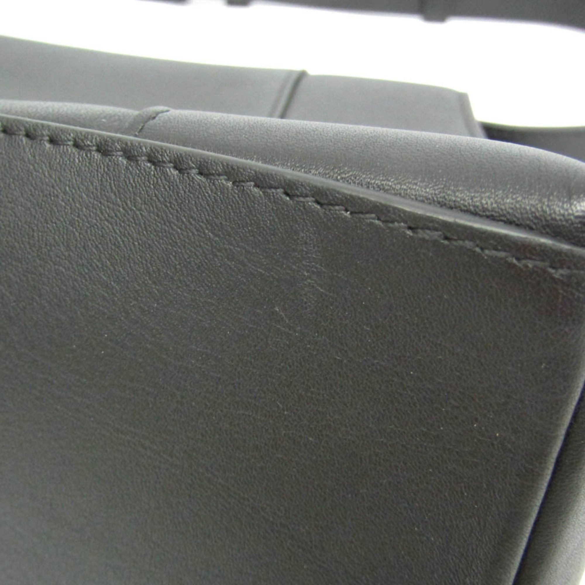 Balenciaga Balenciaga Downtown Medium 671354 Men,Women Leather Shoulder Bag Black Size ONE SIZE - 5 Thumbnail