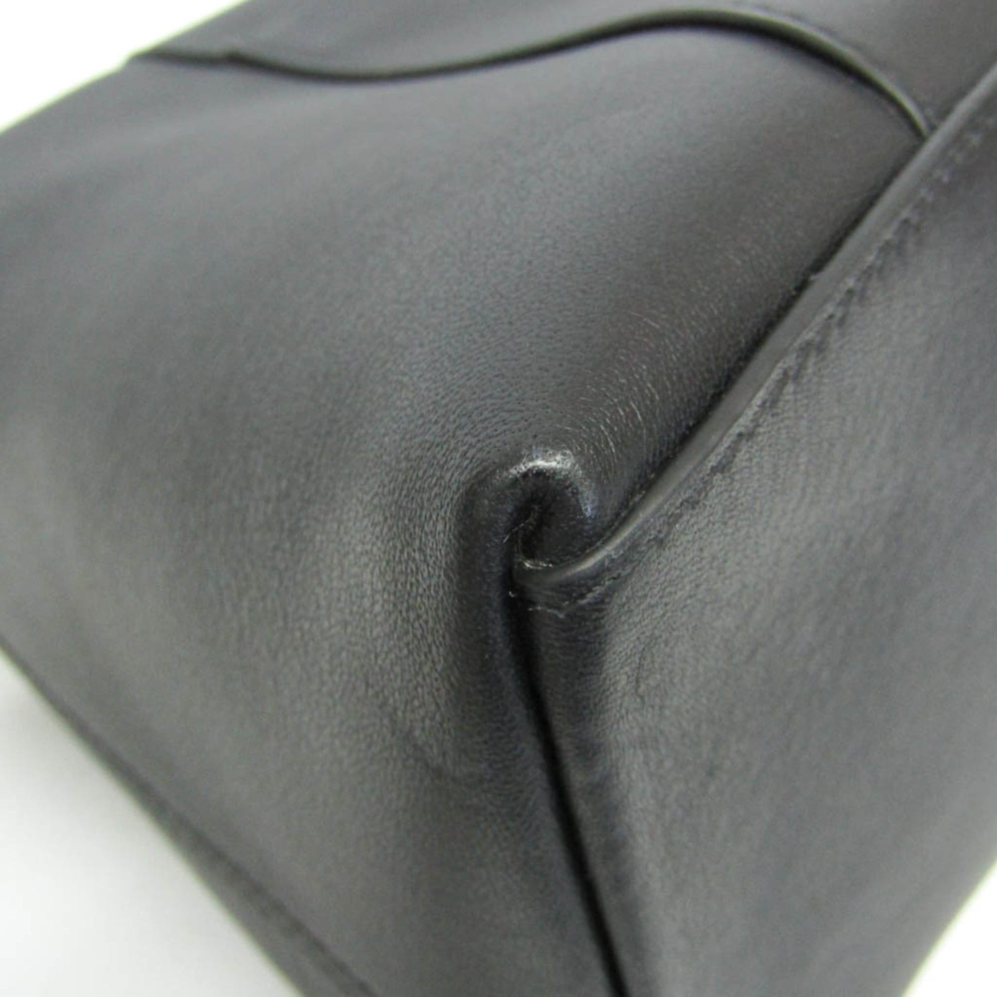 Balenciaga Balenciaga Downtown Medium 671354 Men,Women Leather Shoulder Bag Black Size ONE SIZE - 4 Thumbnail