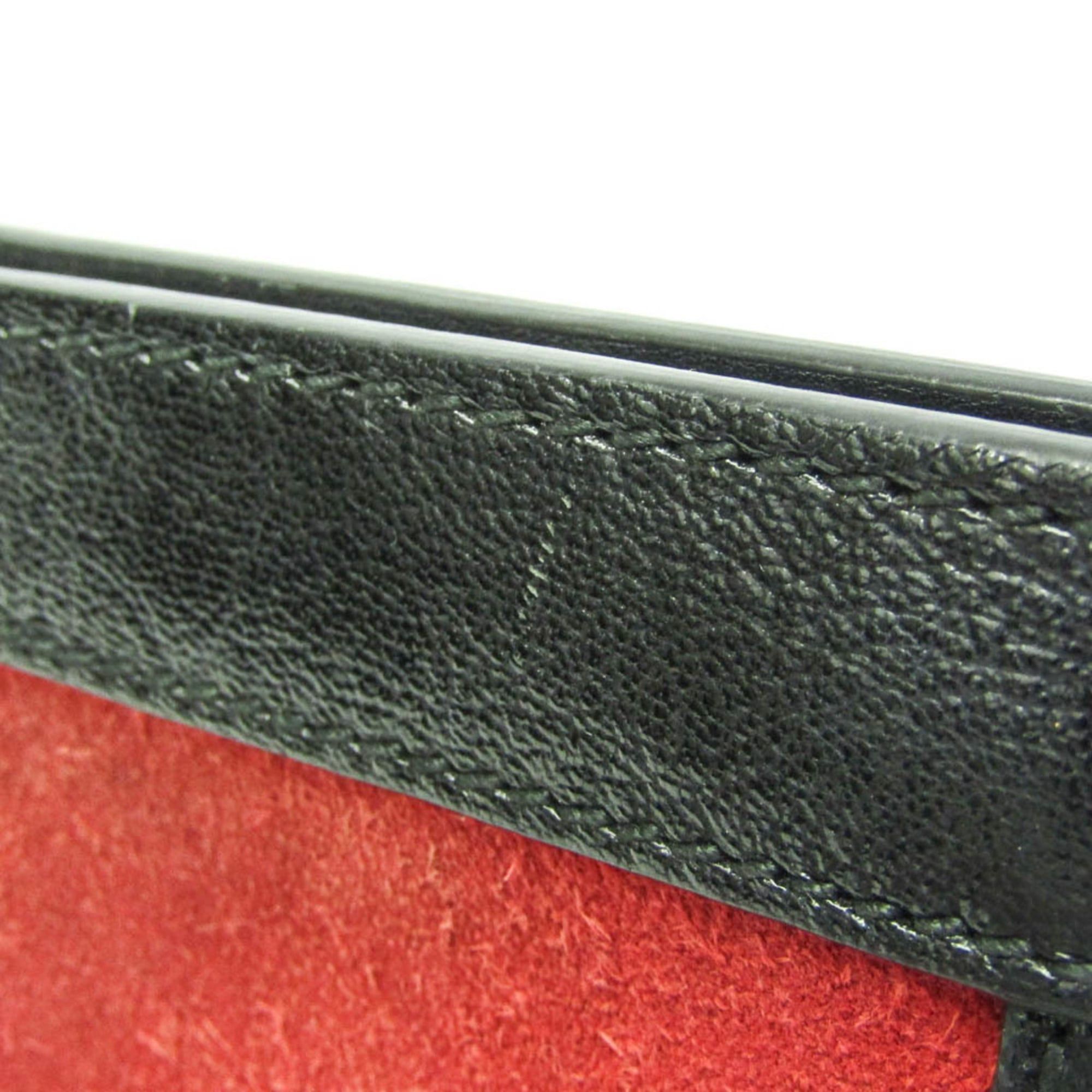 Gucci Gucci Ophidia 503877 Women's Leather,Suede Shoulder Bag Black,Red Color Size ONE SIZE - 7 Thumbnail