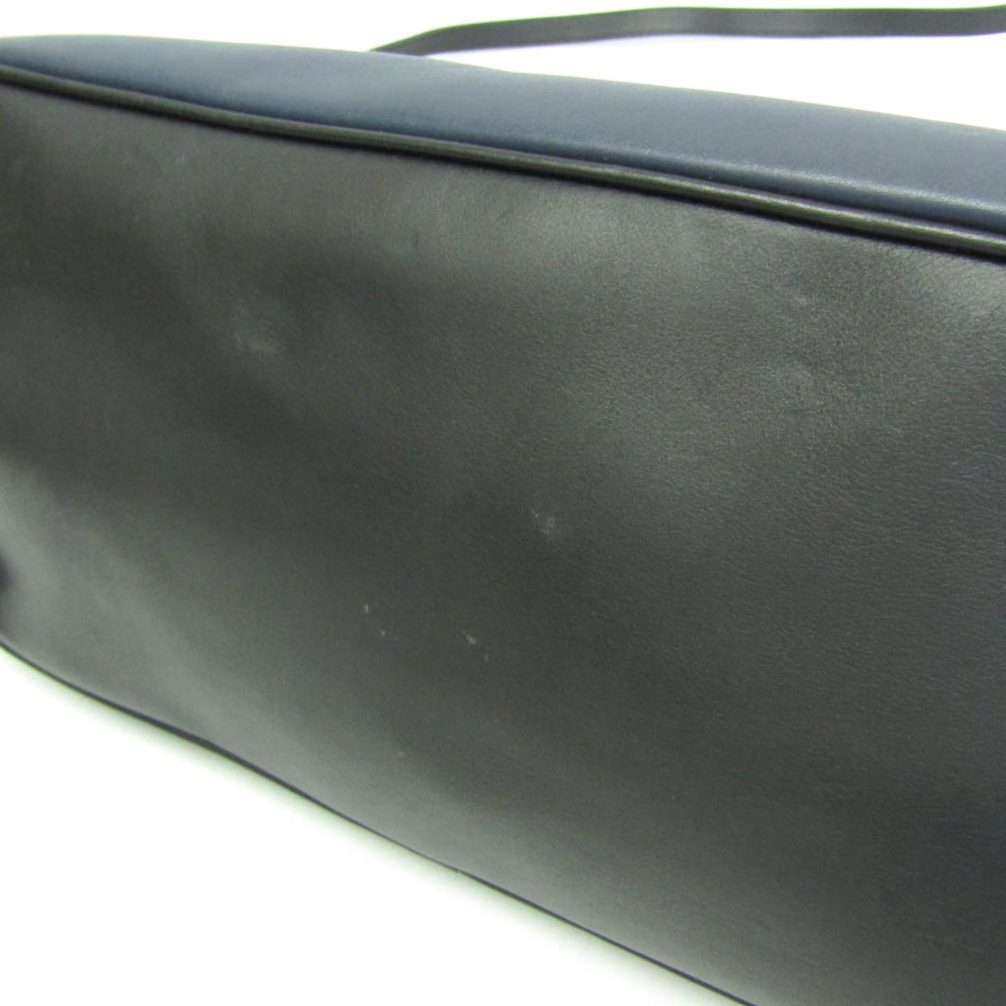 Prada Prada Galleria CITY CALF BN2274 Women's Leather Handbag,Shoulder Bag Black,Dark Navy Size ONE SIZE - 6 Thumbnail
