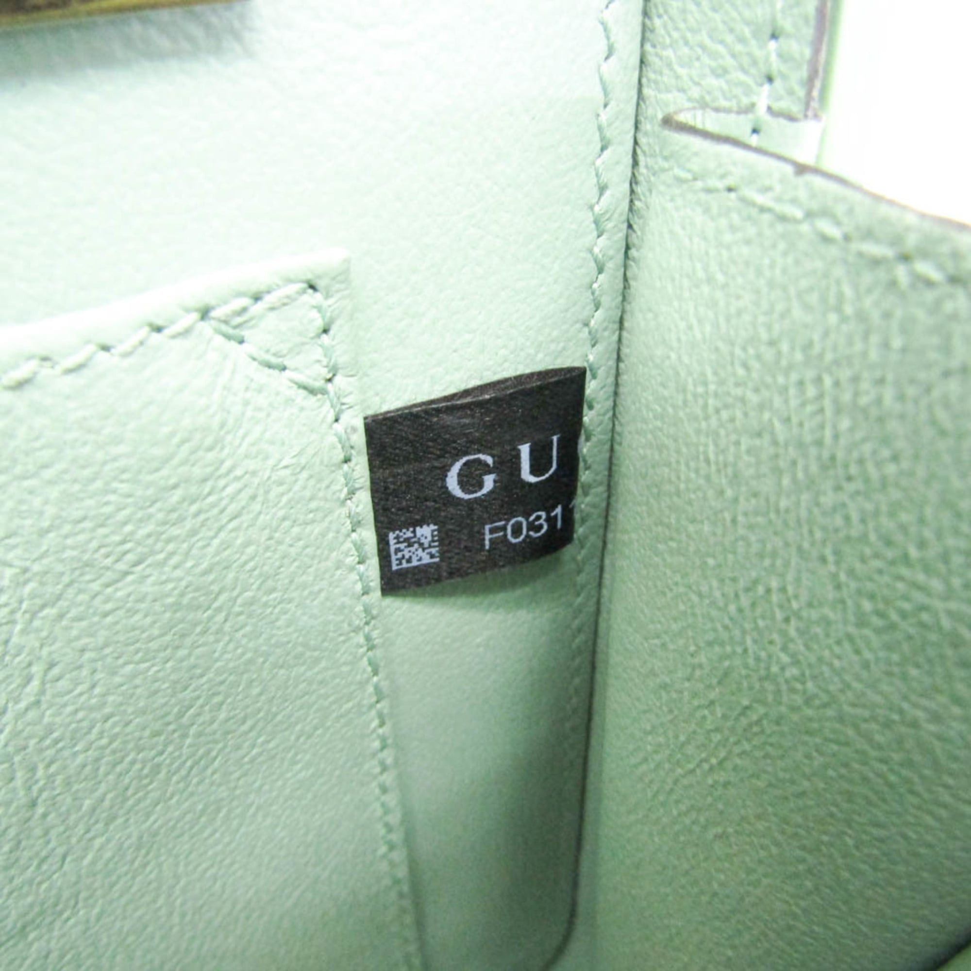 Gucci Gucci Sylvie 1969 Acrylic Mini 589482 Women's Acrylic Handbag,Shoulder Bag Light Green Size ONE SIZE - 20 Thumbnail
