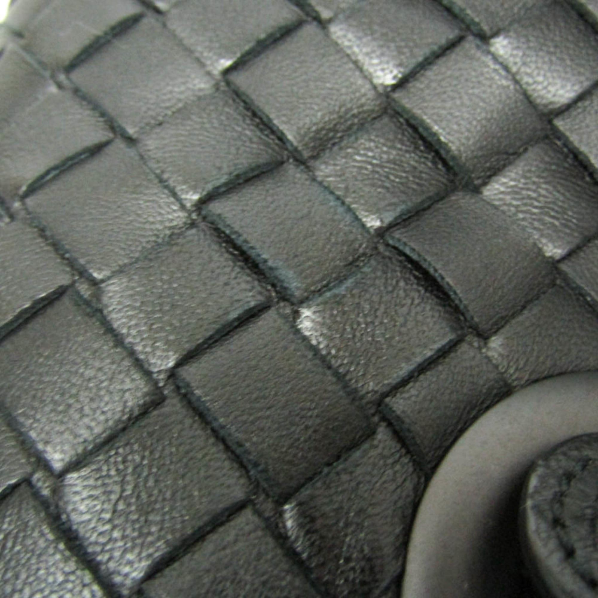Bottega Veneta Bottega Veneta Intrecciato Medium Garda Bag 179320 Women's Leather Handbag Black Size ONE SIZE - 8 Thumbnail