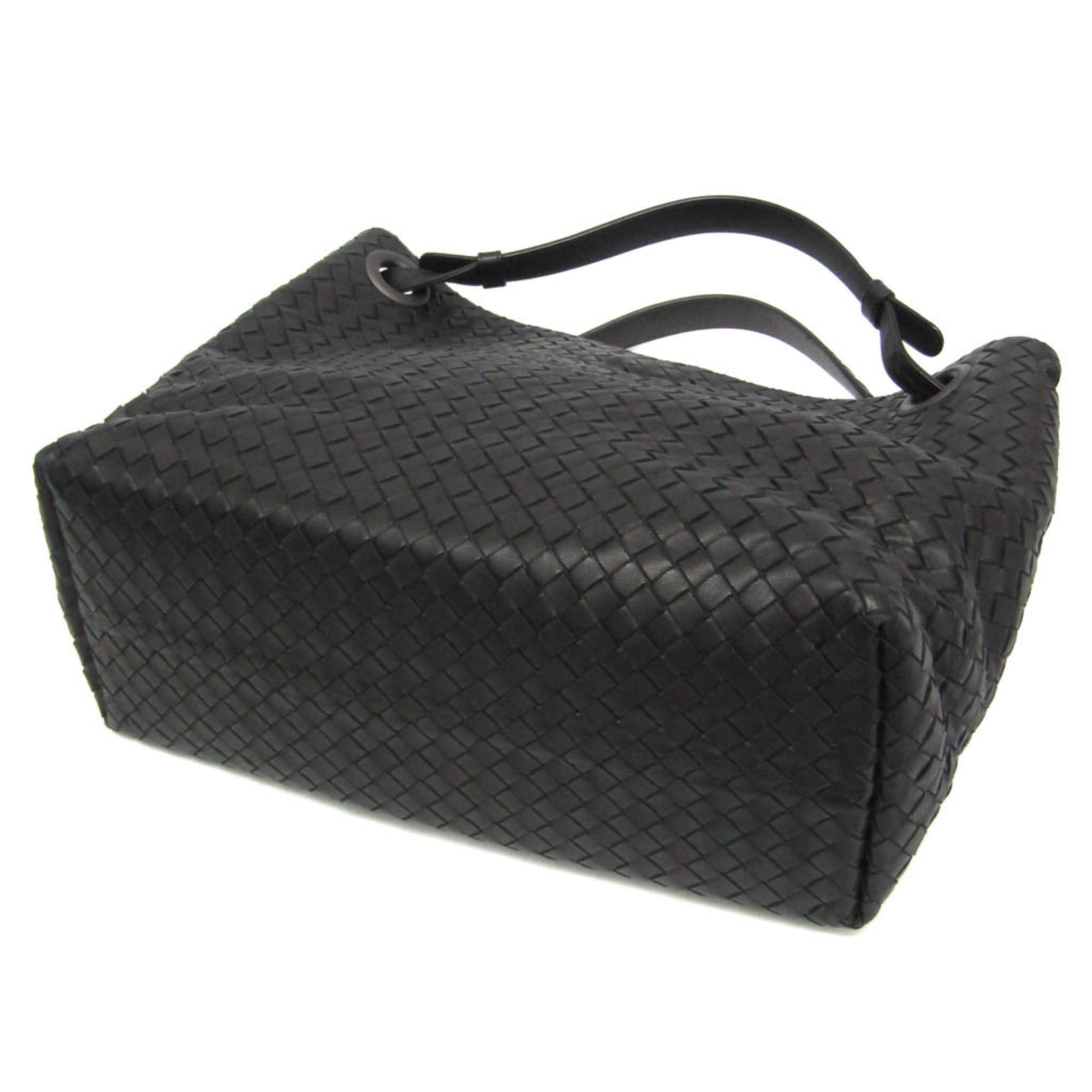 Bottega Veneta Bottega Veneta Intrecciato Medium Garda Bag 179320 Women's Leather Handbag Black Size ONE SIZE - 3 Thumbnail