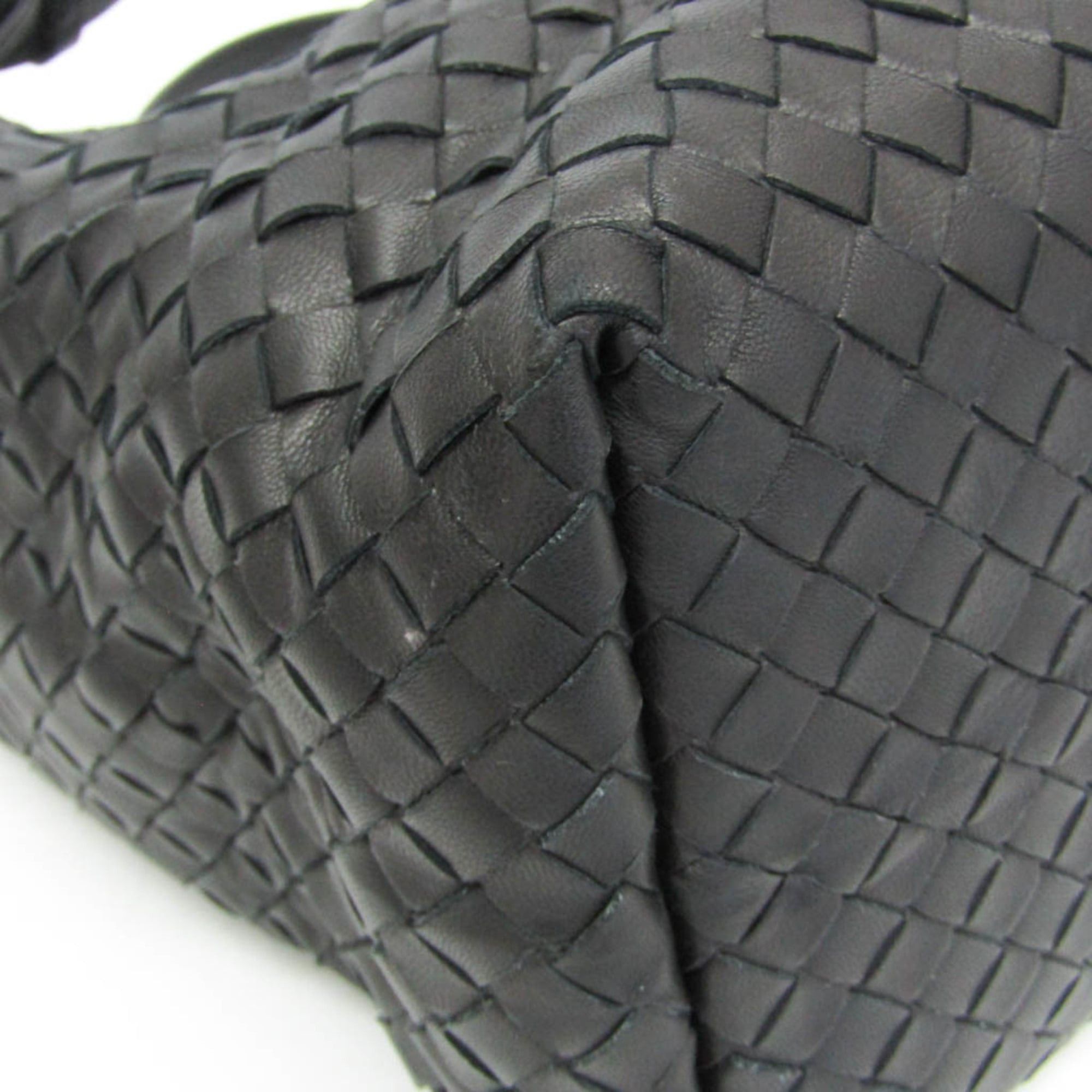 Bottega Veneta Bottega Veneta Intrecciato Medium Garda Bag 179320 Women's Leather Handbag Black Size ONE SIZE - 5 Thumbnail