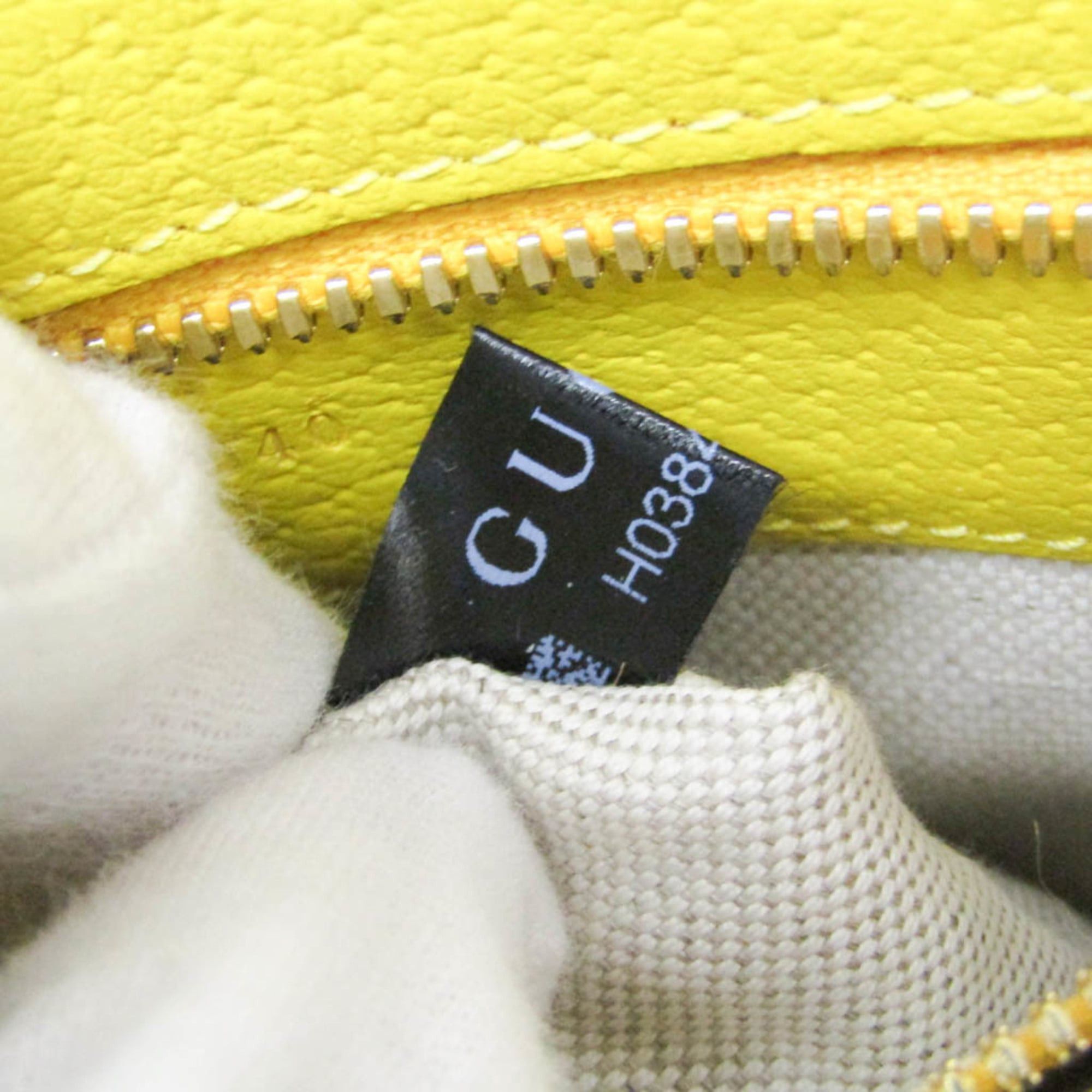 Gucci Gucci 680956 Women's GG Supreme,Leather Shoulder Bag,Tote Bag Beige,Pink,Yellow Size ONE SIZE - 14 Thumbnail