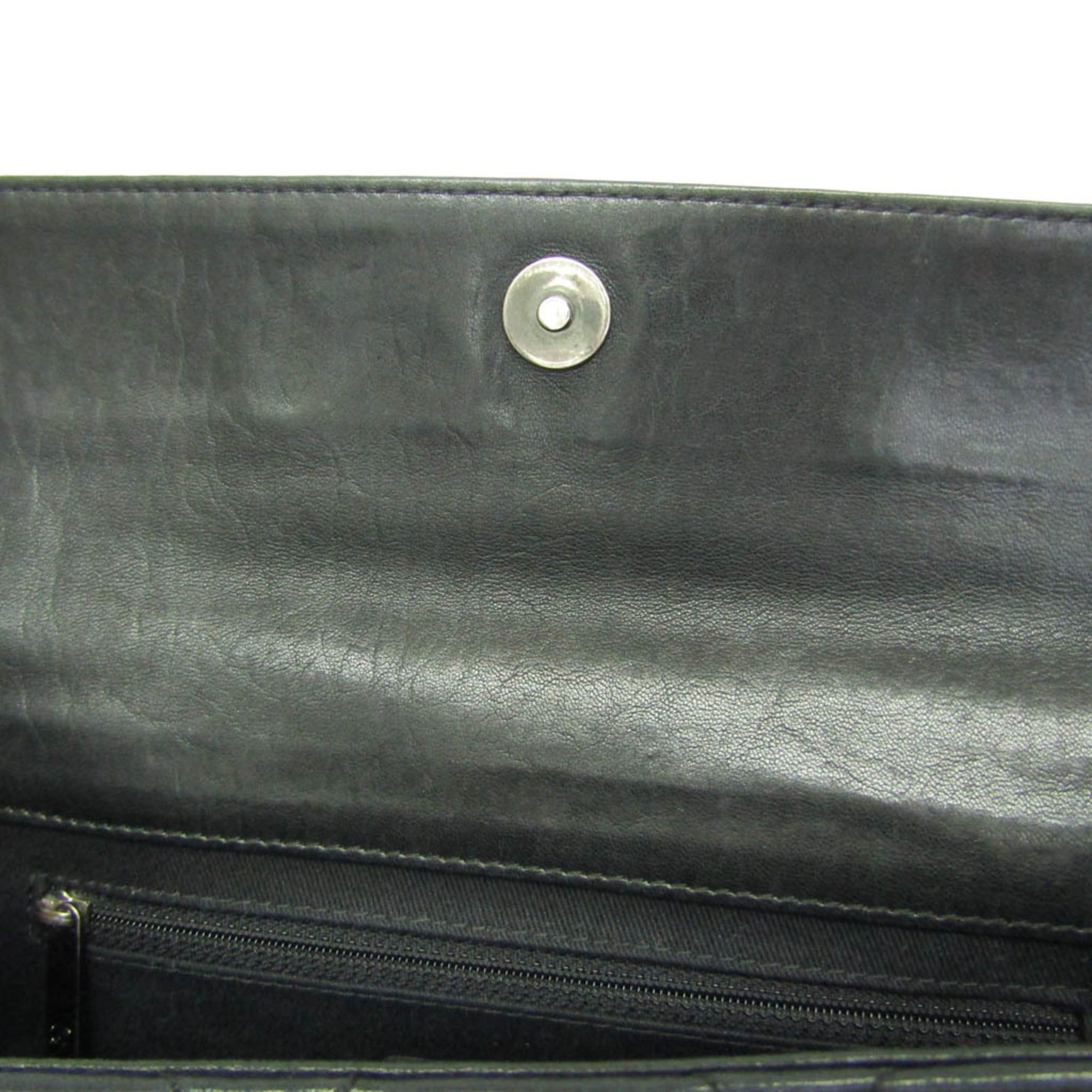 Chanel Chanel 2.55 Chain Shoulder Bag Women's Leather Handbag,Shoulder Bag Black Size ONE SIZE - 13 Thumbnail
