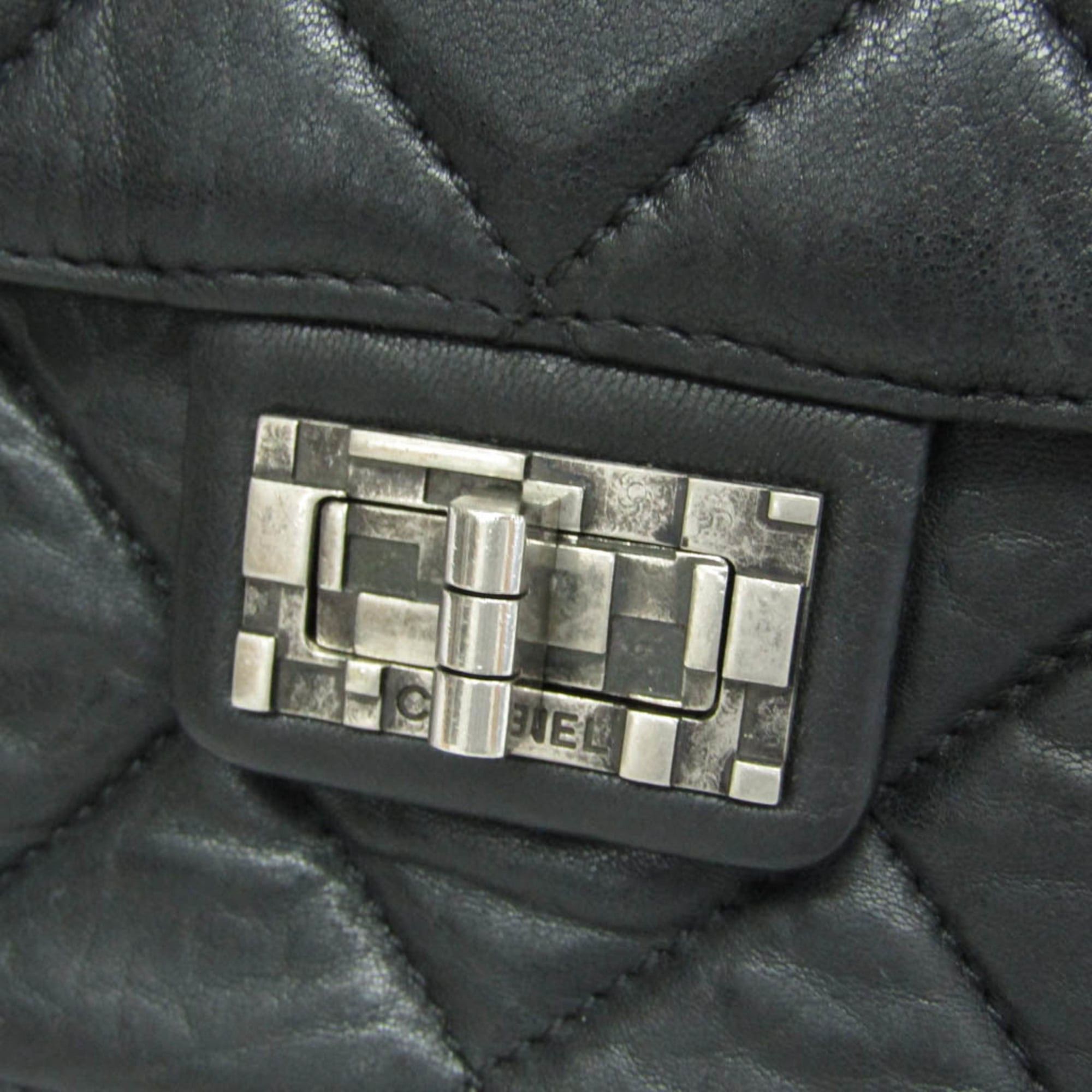 Chanel Chanel 2.55 Chain Shoulder Bag Women's Leather Handbag,Shoulder Bag Black Size ONE SIZE - 10 Thumbnail