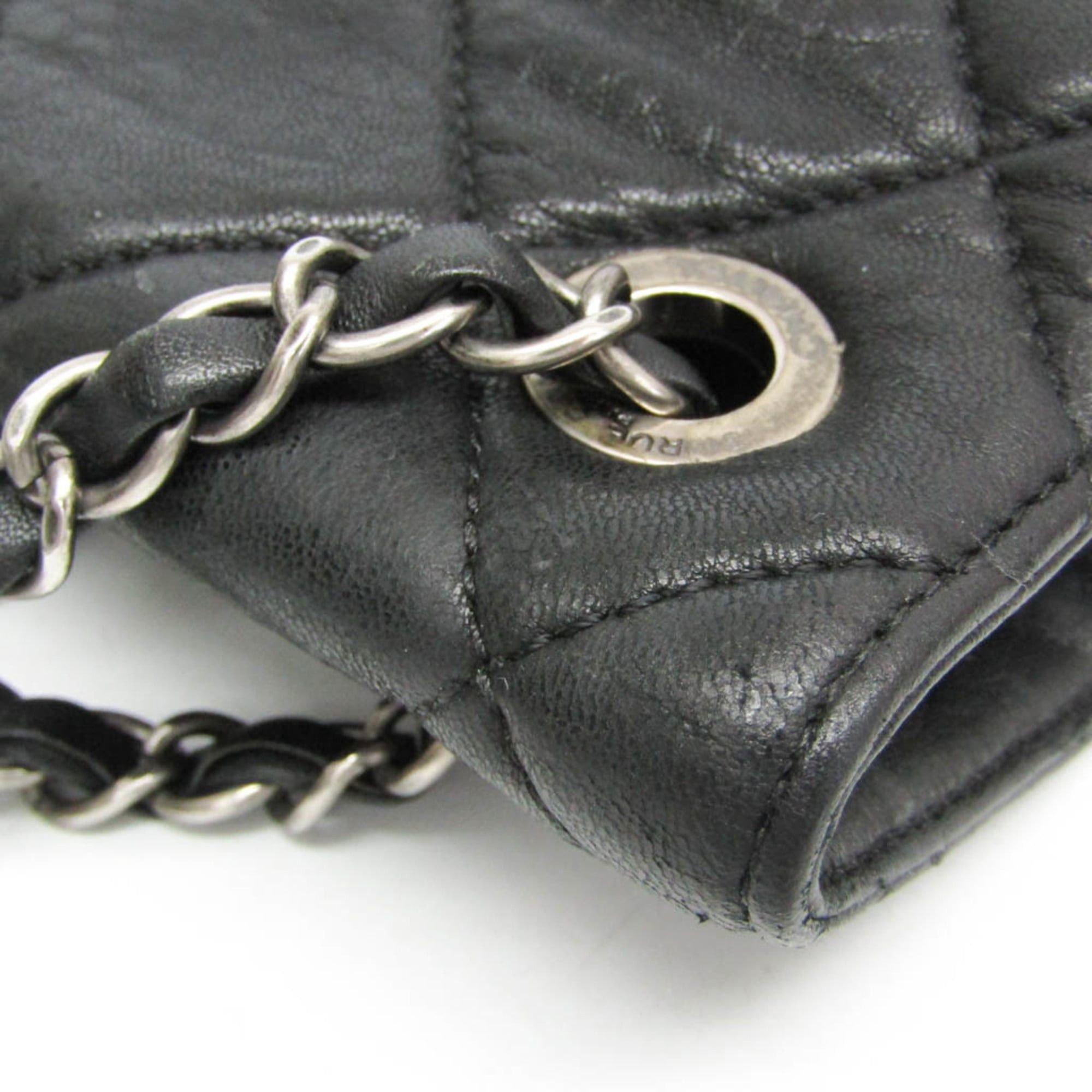 Chanel Chanel 2.55 Chain Shoulder Bag Women's Leather Handbag,Shoulder Bag Black Size ONE SIZE - 9 Thumbnail