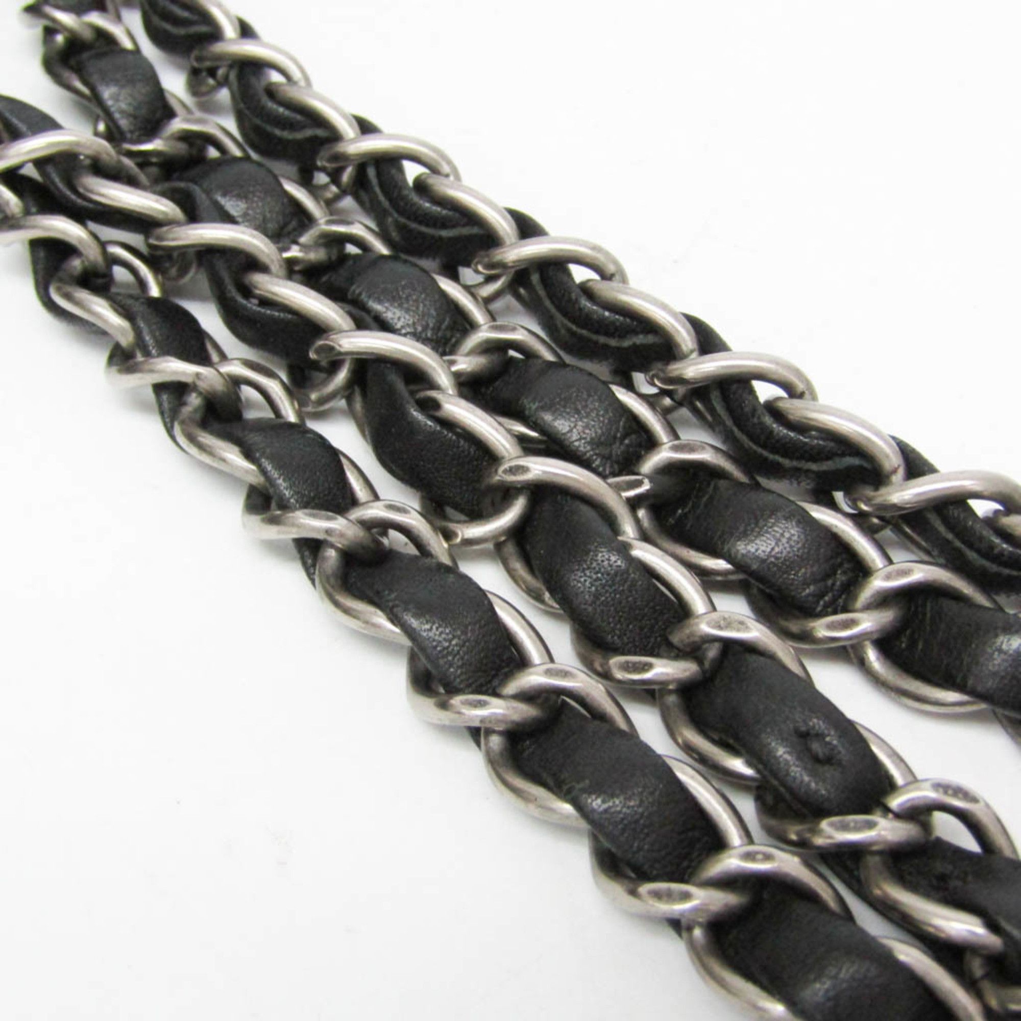 Chanel Chanel 2.55 Chain Shoulder Bag Women's Leather Handbag,Shoulder Bag Black Size ONE SIZE - 12 Thumbnail