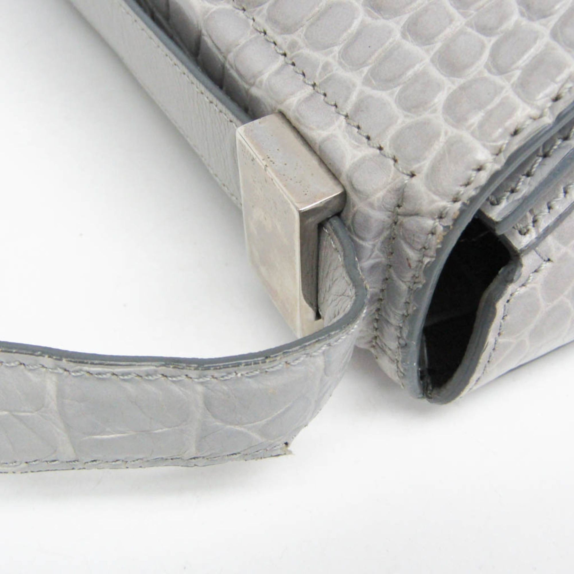 Givenchy Givenchy Pandora Box Medium Women's Leather Shoulder Bag Gray Size ONE SIZE - 8 Thumbnail