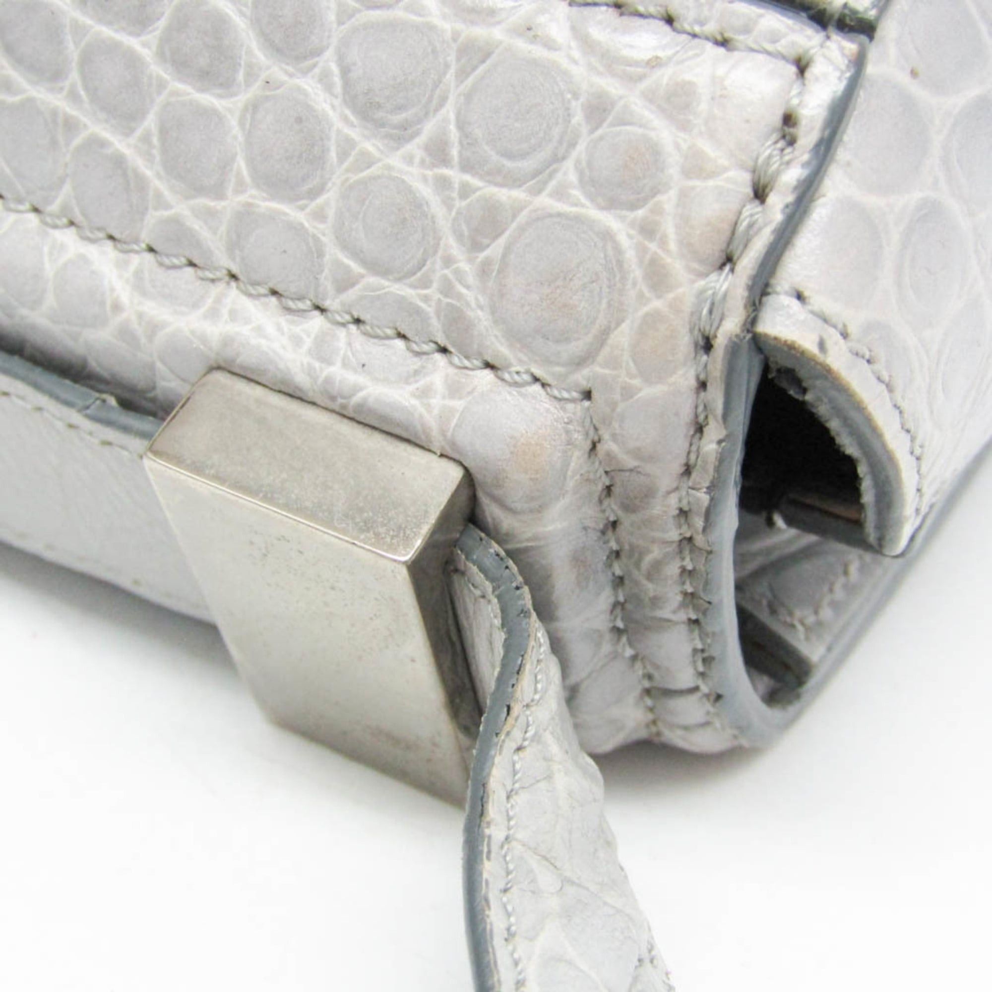 Givenchy Givenchy Pandora Box Medium Women's Leather Shoulder Bag Gray Size ONE SIZE - 9 Thumbnail