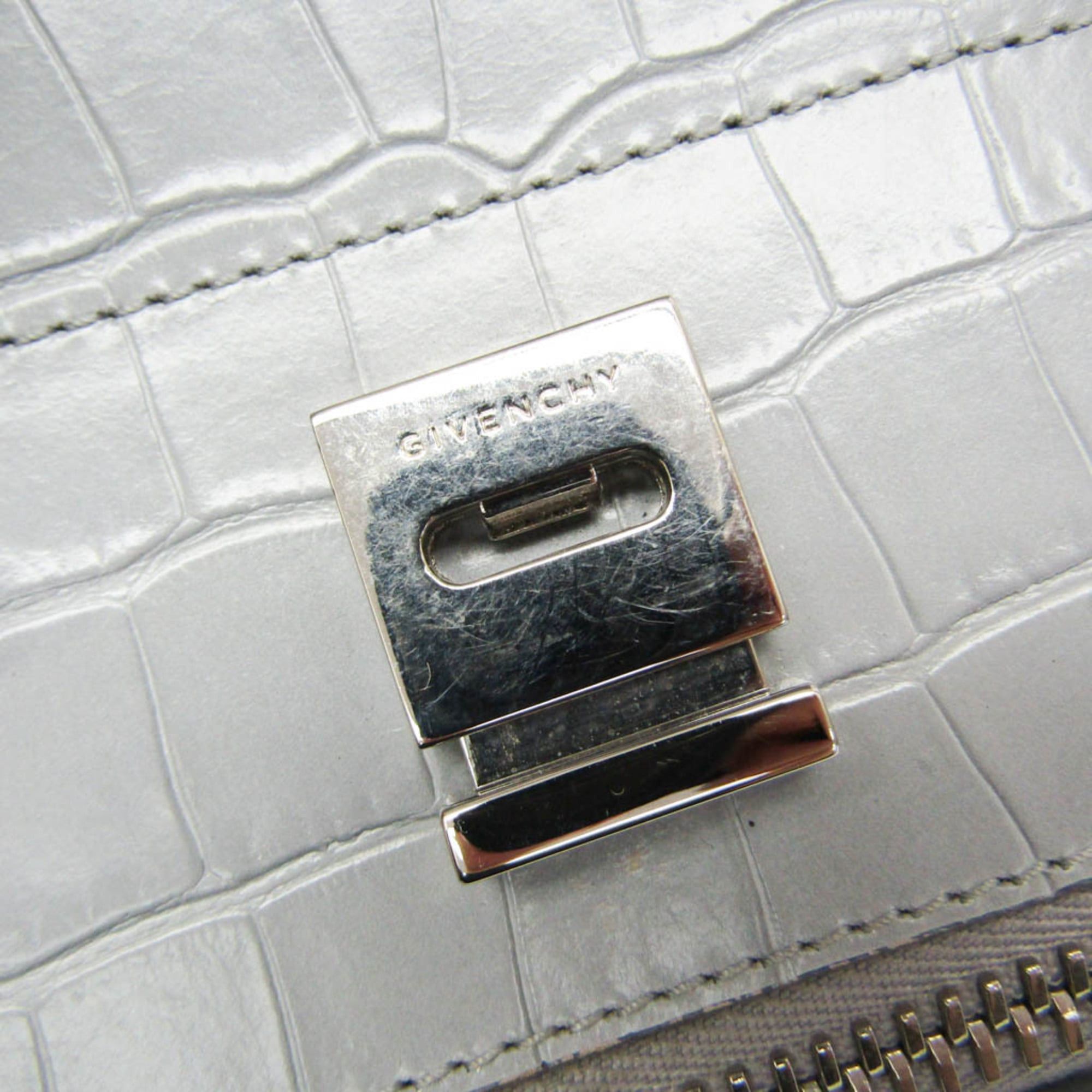 Givenchy Givenchy Pandora Box Medium Women's Leather Shoulder Bag Gray Size ONE SIZE - 18 Thumbnail