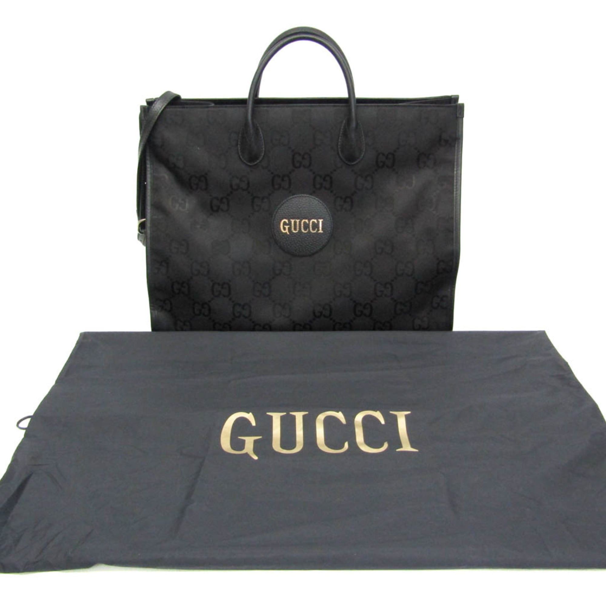 Gucci Gucci Off The Grid GG 630353 Men,Women Nylon Canvas,Leather Handbag,Shoulder Bag Black Size ONE SIZE - 2 Thumbnail