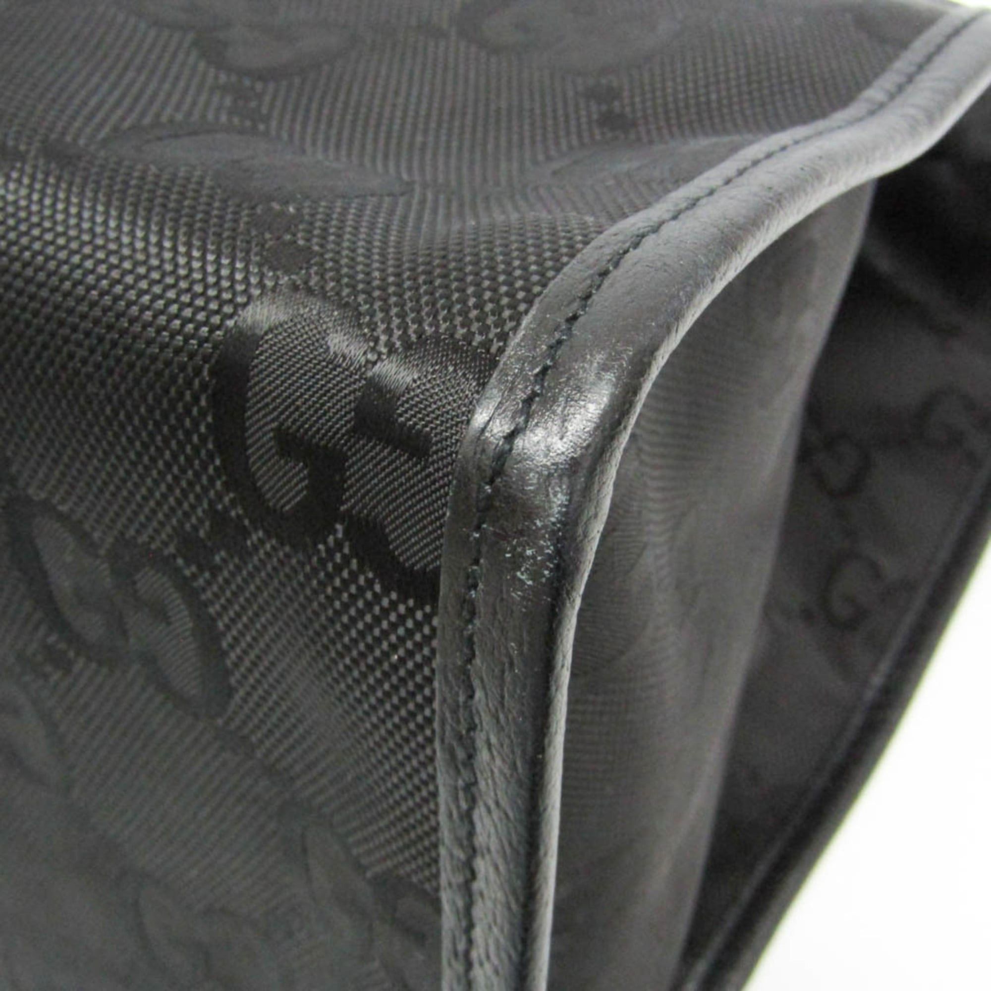 Gucci Gucci Off The Grid GG 630353 Men,Women Nylon Canvas,Leather Handbag,Shoulder Bag Black Size ONE SIZE - 6 Thumbnail