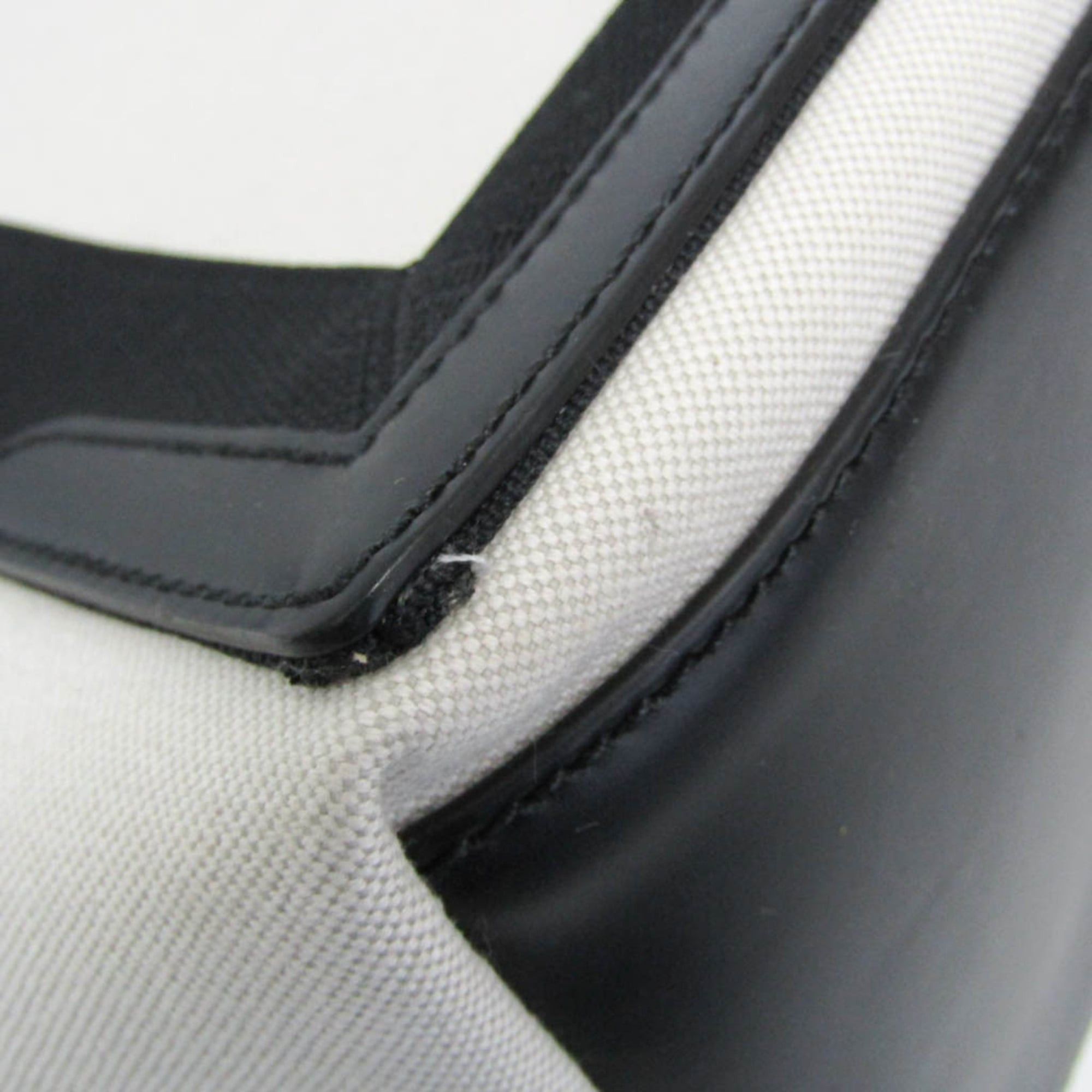 Balenciaga Balenciaga Navy Cabas S 339933 Women's Canvas,Leather Handbag Black,Off-white Size ONE SIZE - 5 Thumbnail
