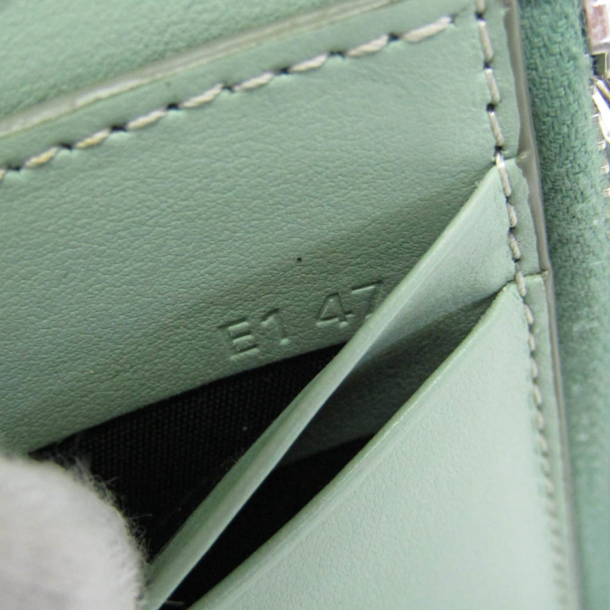 Tod's Tod's Compact Wallet Women's Leather Wallet (bi-fold) Light Green Size ONE SIZE - 16 Thumbnail