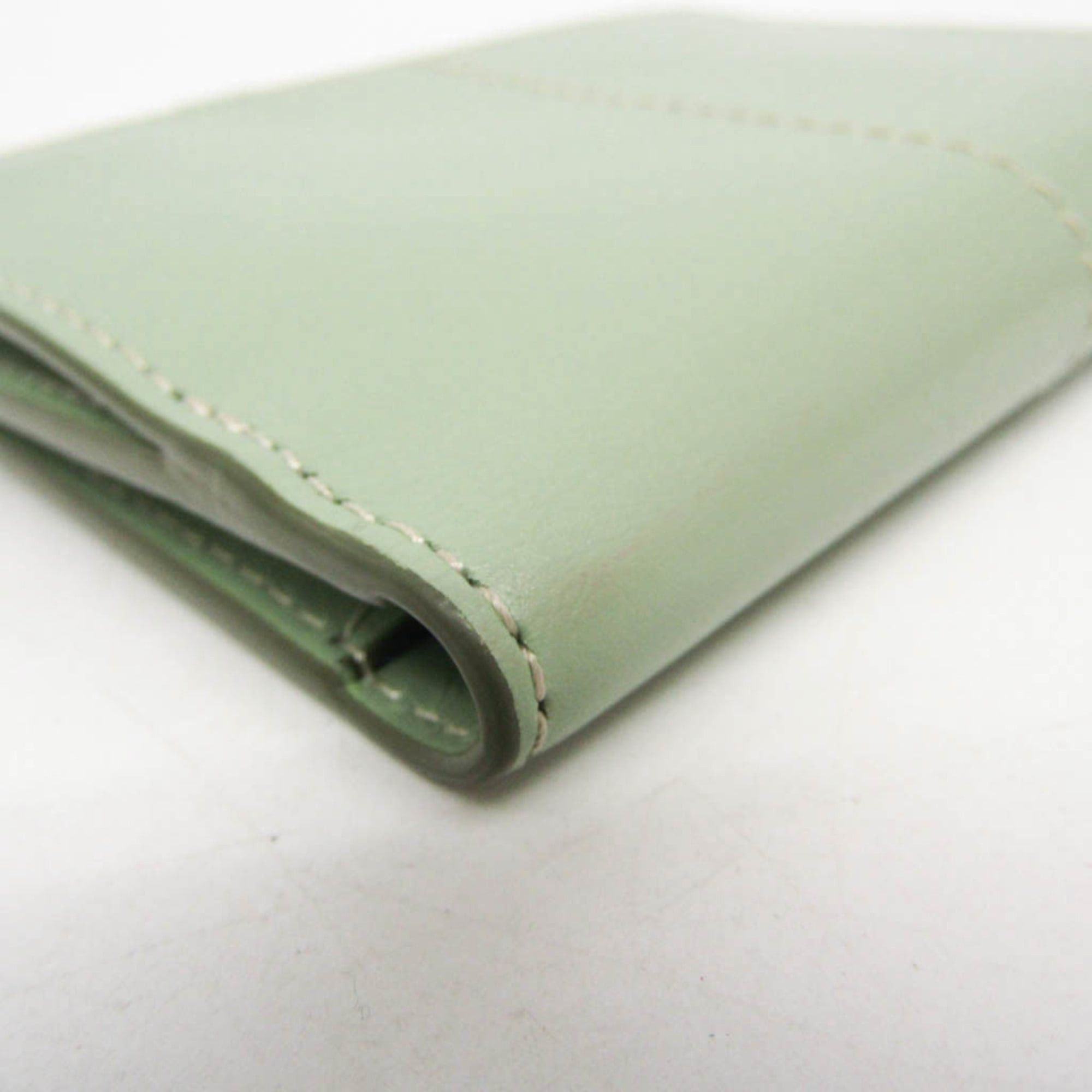 Tod's Tod's Compact Wallet Women's Leather Wallet (bi-fold) Light Green Size ONE SIZE - 6 Thumbnail