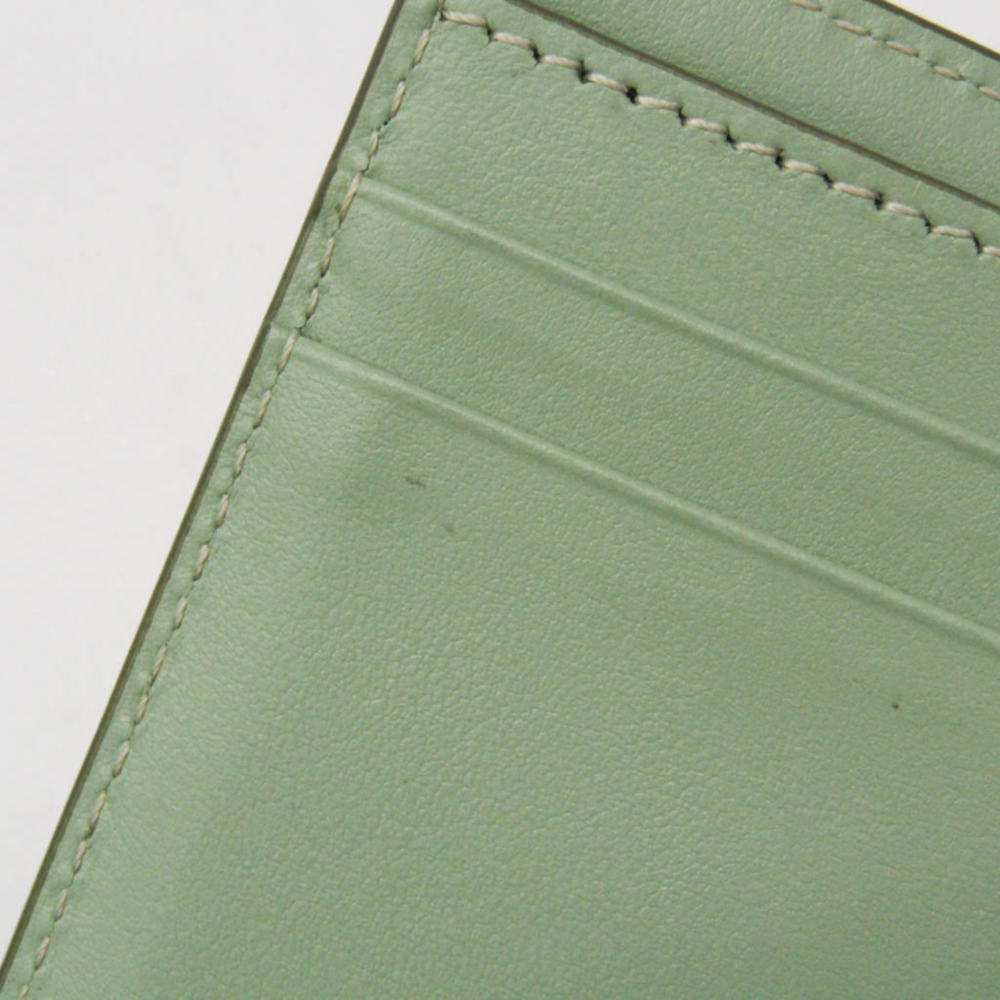 Tod's Tod's Compact Wallet Women's Leather Wallet (bi-fold) Light Green Size ONE SIZE - 11 Thumbnail