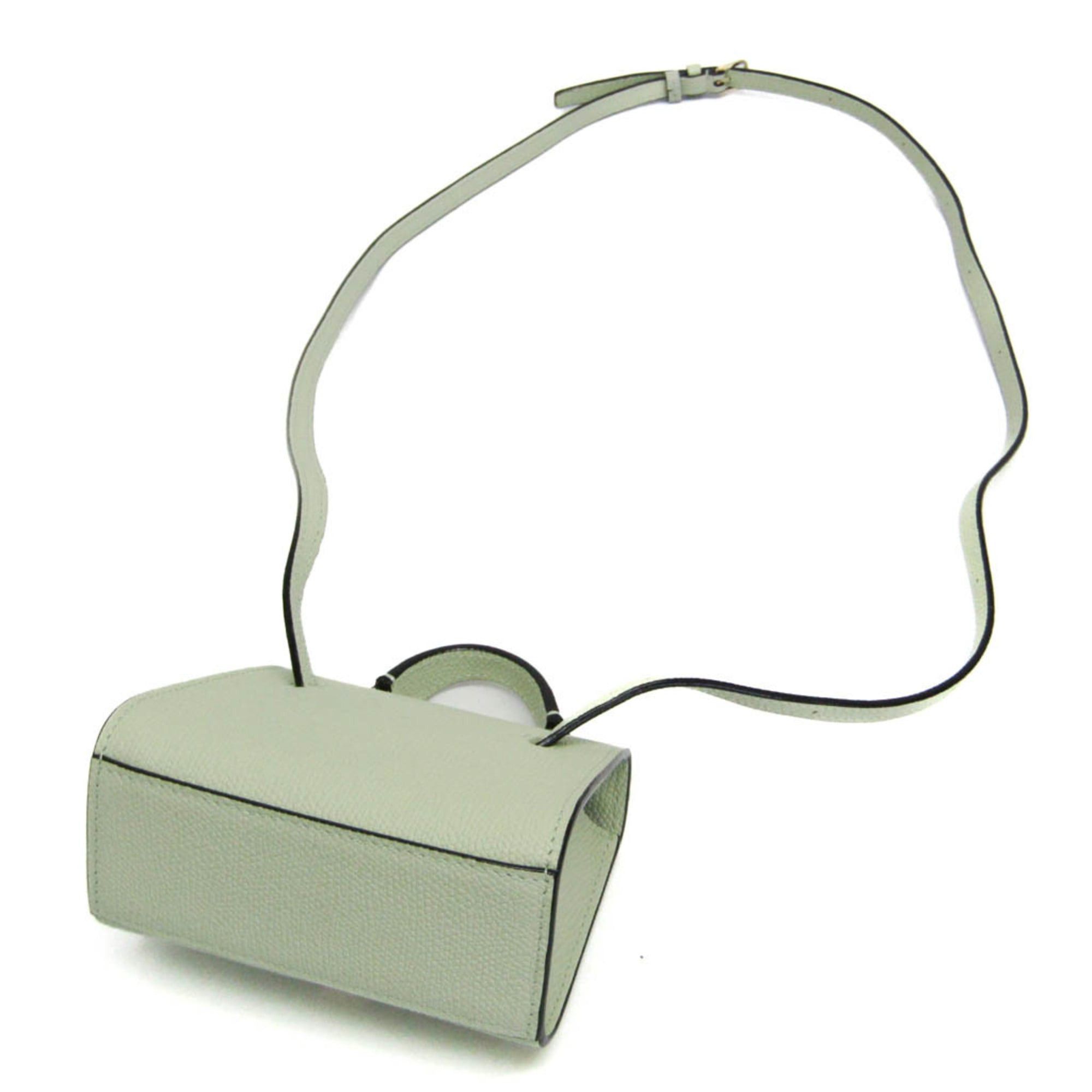Valextra Valextra ISIDE BELT SGES0061028LOCPL99 Women's Leather Fanny Pack,Shoulder Bag Light Green Size ONE SIZE - 3 Thumbnail