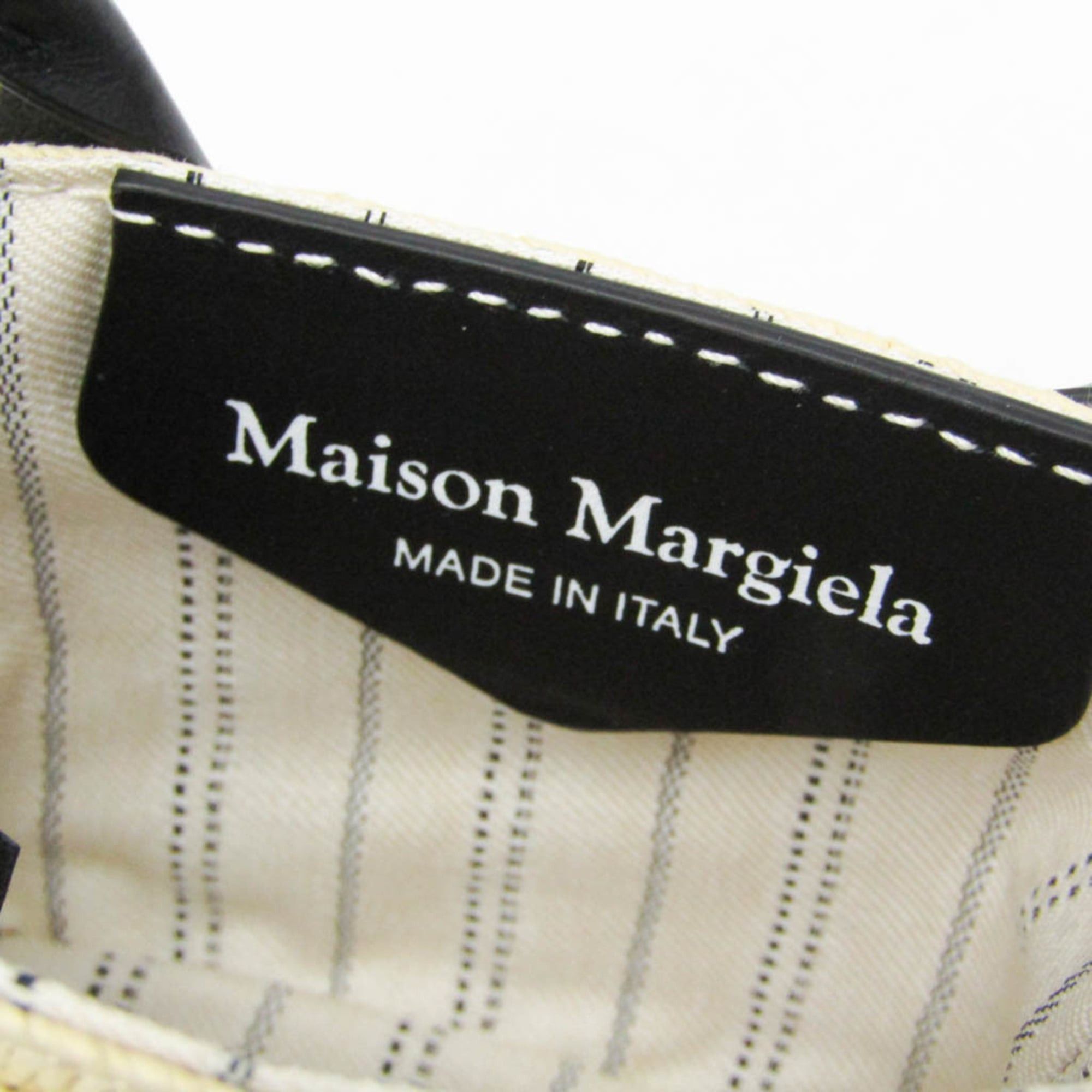 Maison Margiela Maison Margiela Micro Paper Tote Bag Charm SA1VL0006 Women's Leather,Polyester Pouch Beige,Black,White Size ONE SIZE - 8 Thumbnail
