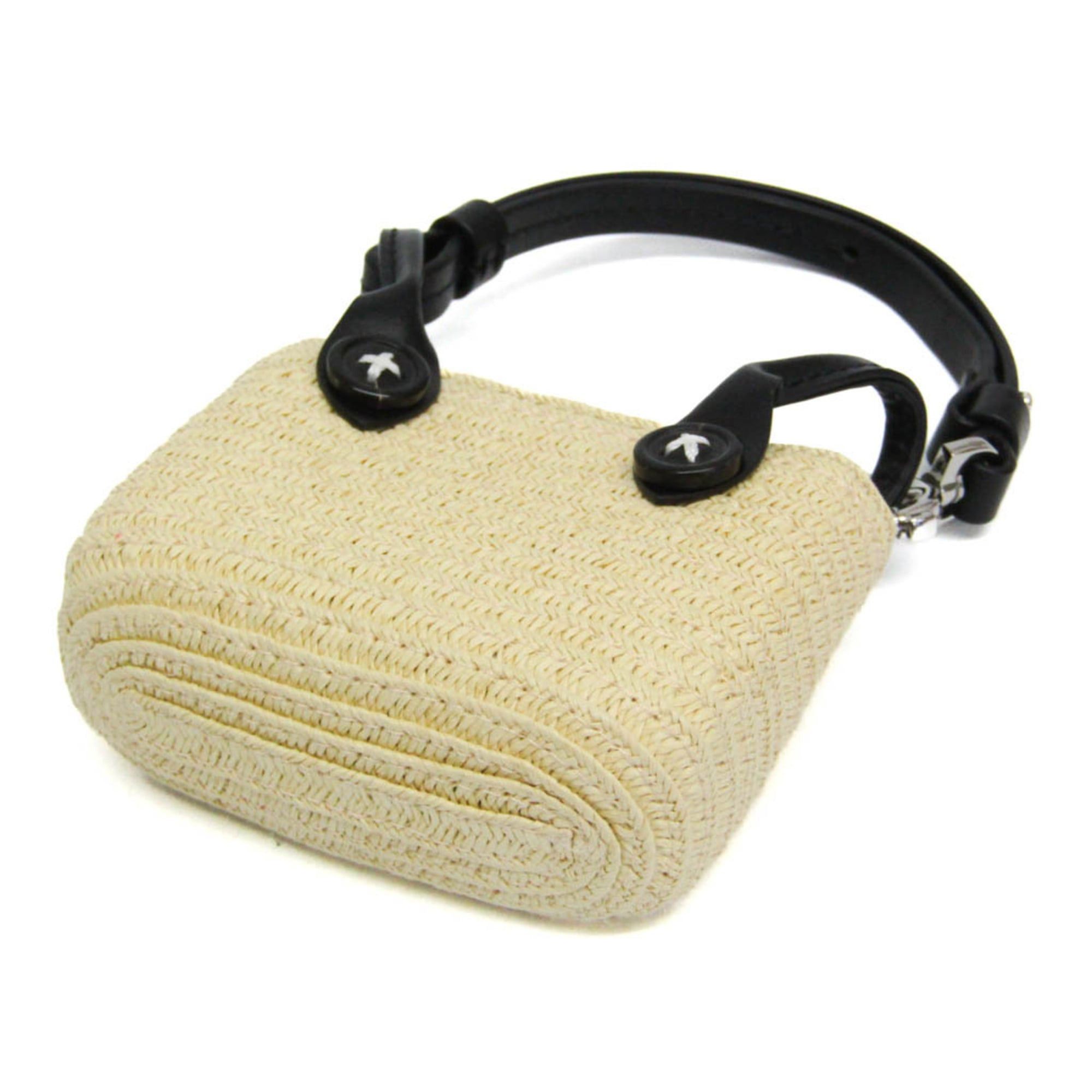 Maison Margiela Maison Margiela Micro Paper Tote Bag Charm SA1VL0006 Women's Leather,Polyester Pouch Beige,Black,White Size ONE SIZE - 2 Thumbnail