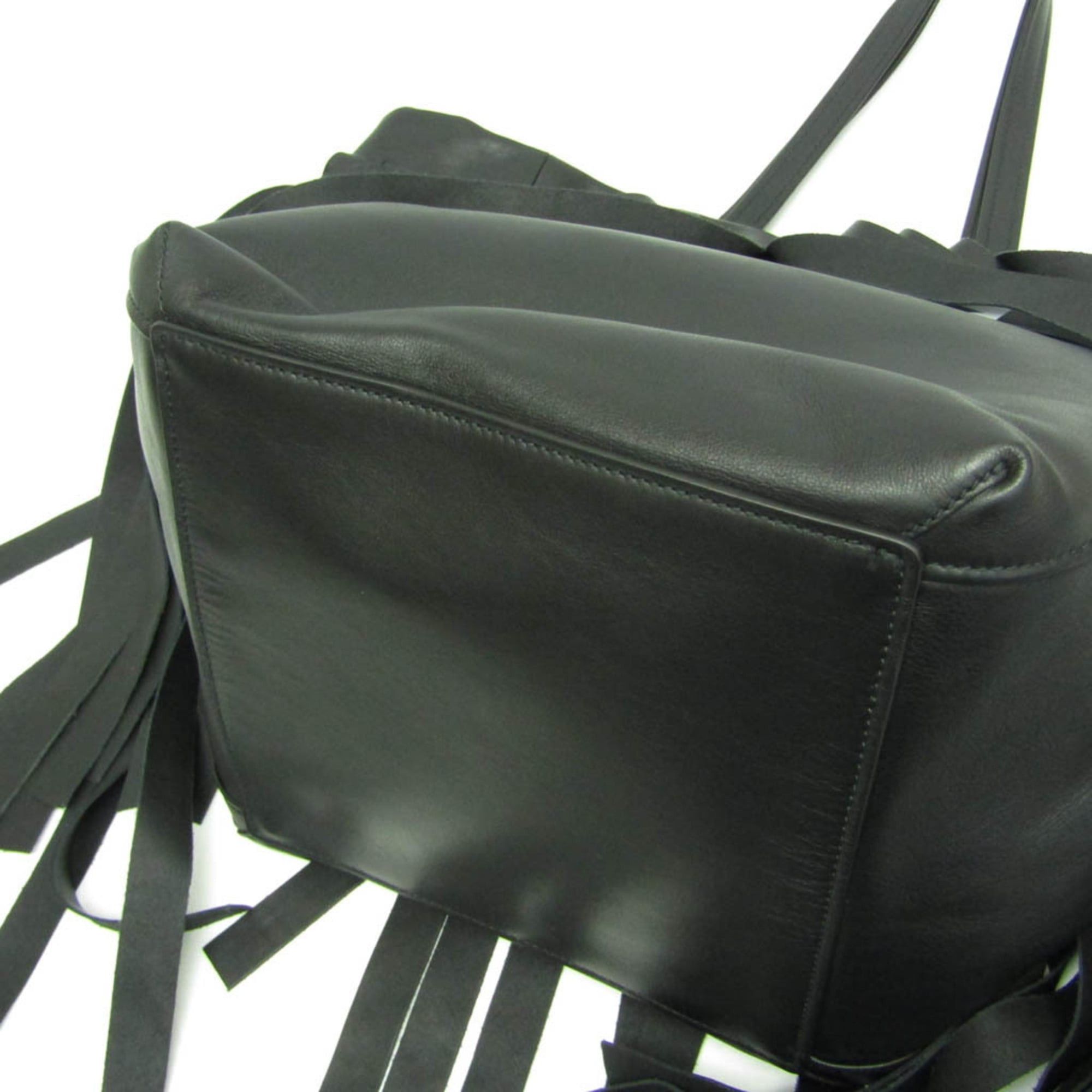 Balenciaga Balenciaga Laundry Cabas S 517843 Women,Men Leather Shoulder Bag,Tote Bag Black Size ONE SIZE - 5 Thumbnail